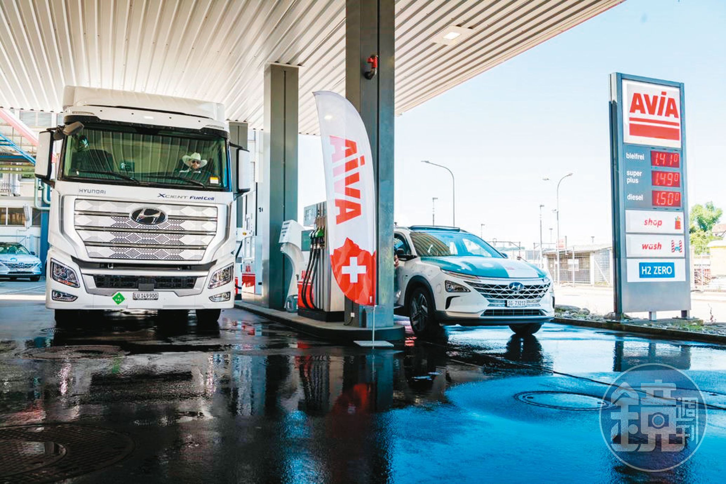 南陽實業表示,一旦法規通過後,考慮引進現代(Hyundai)的大型商用、公務用氫能源車。(翻攝現代汽車官網)