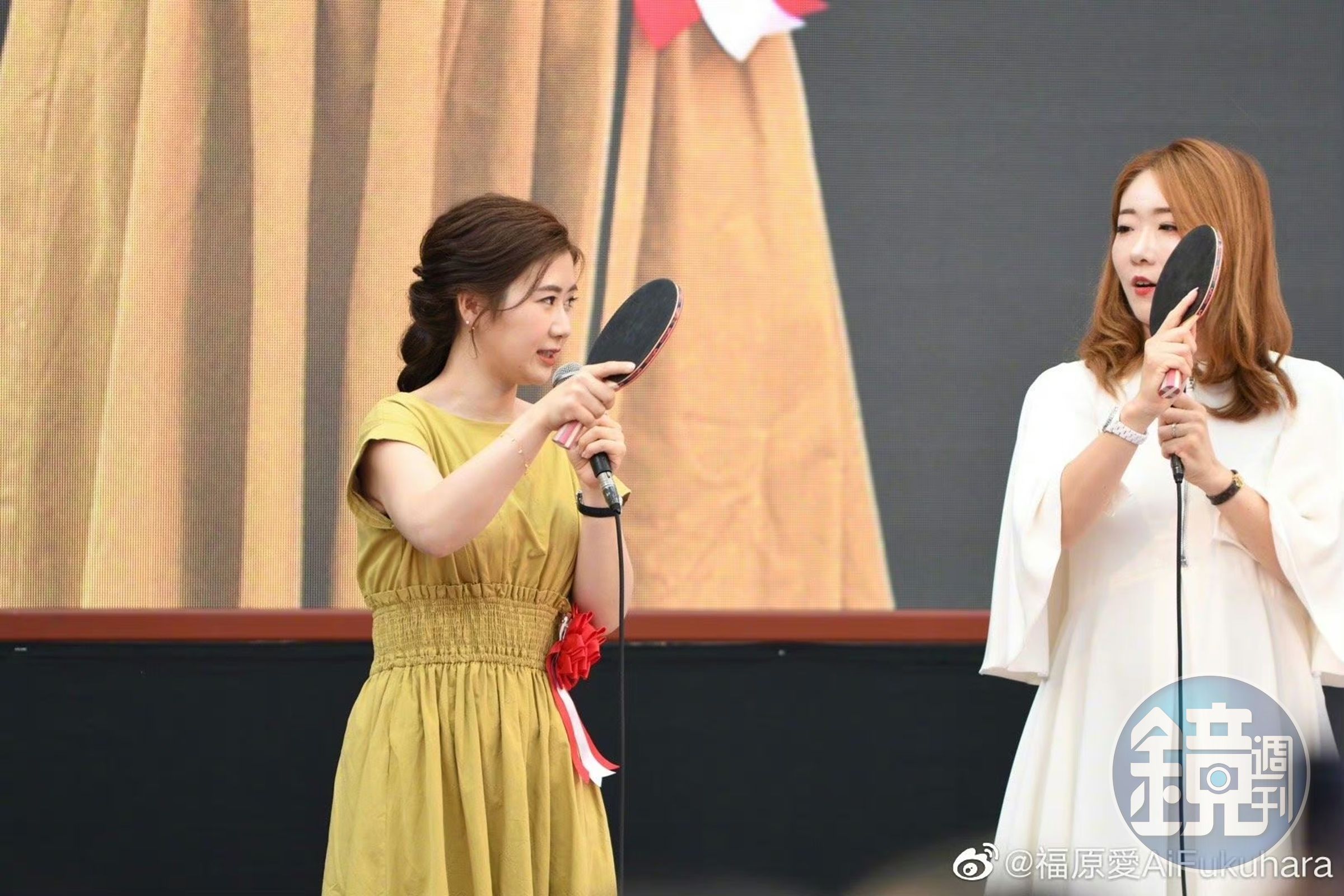 福原愛登上日媒「身價掉最嚴重的女藝人」榜首。(翻攝自福原愛微博)