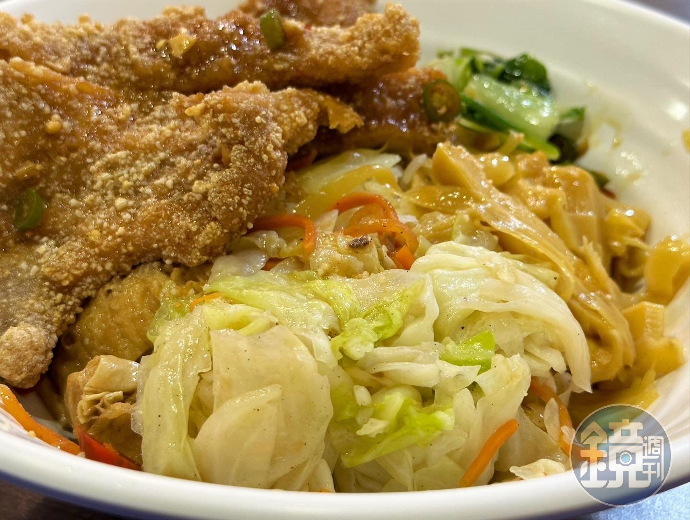 配菜豐富,飯量十足。