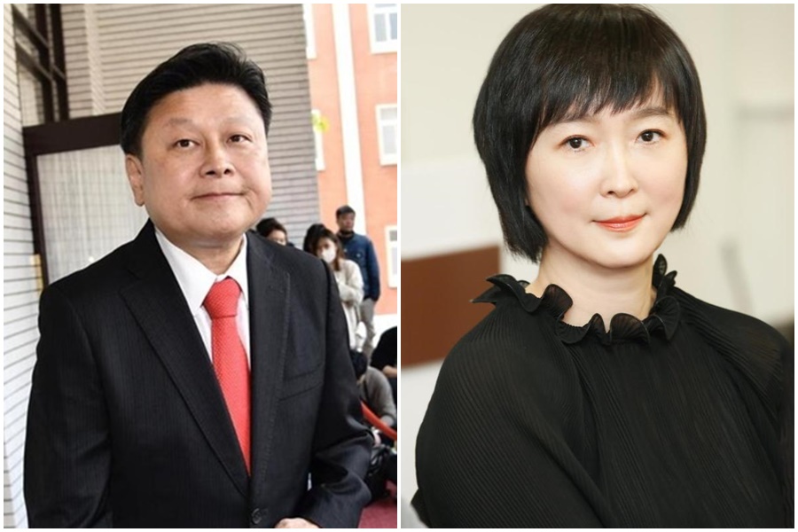 當年董成瑜（右）遭到傅崐萁（左）性騷擾的餐會，除了裴偉，昨晚又現身一名目擊者詳細還原當時情況。（本刊資料照）