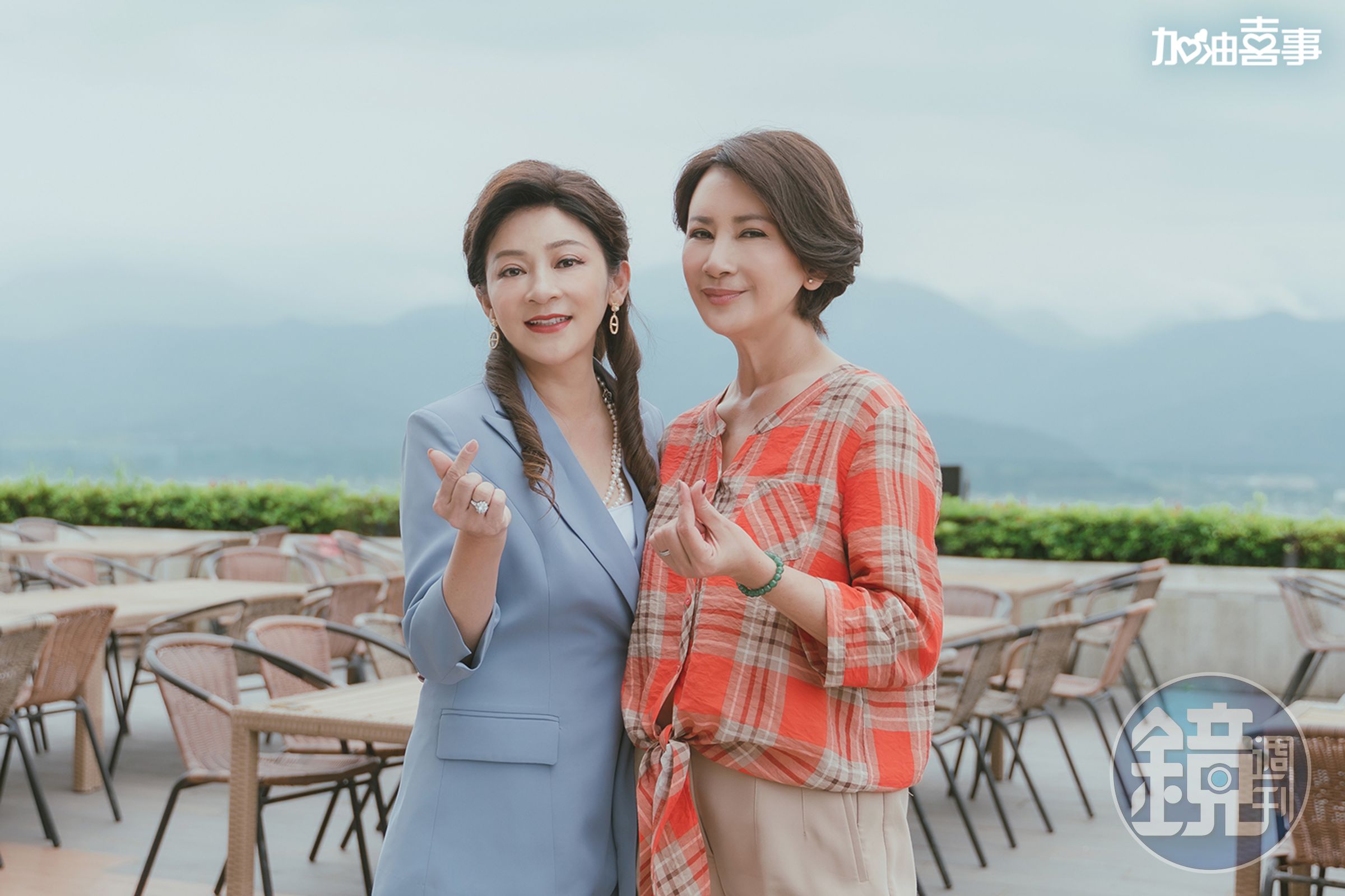 陳亞蘭、王彩樺睽違兩個月後再度合體。(TVBS 提供)