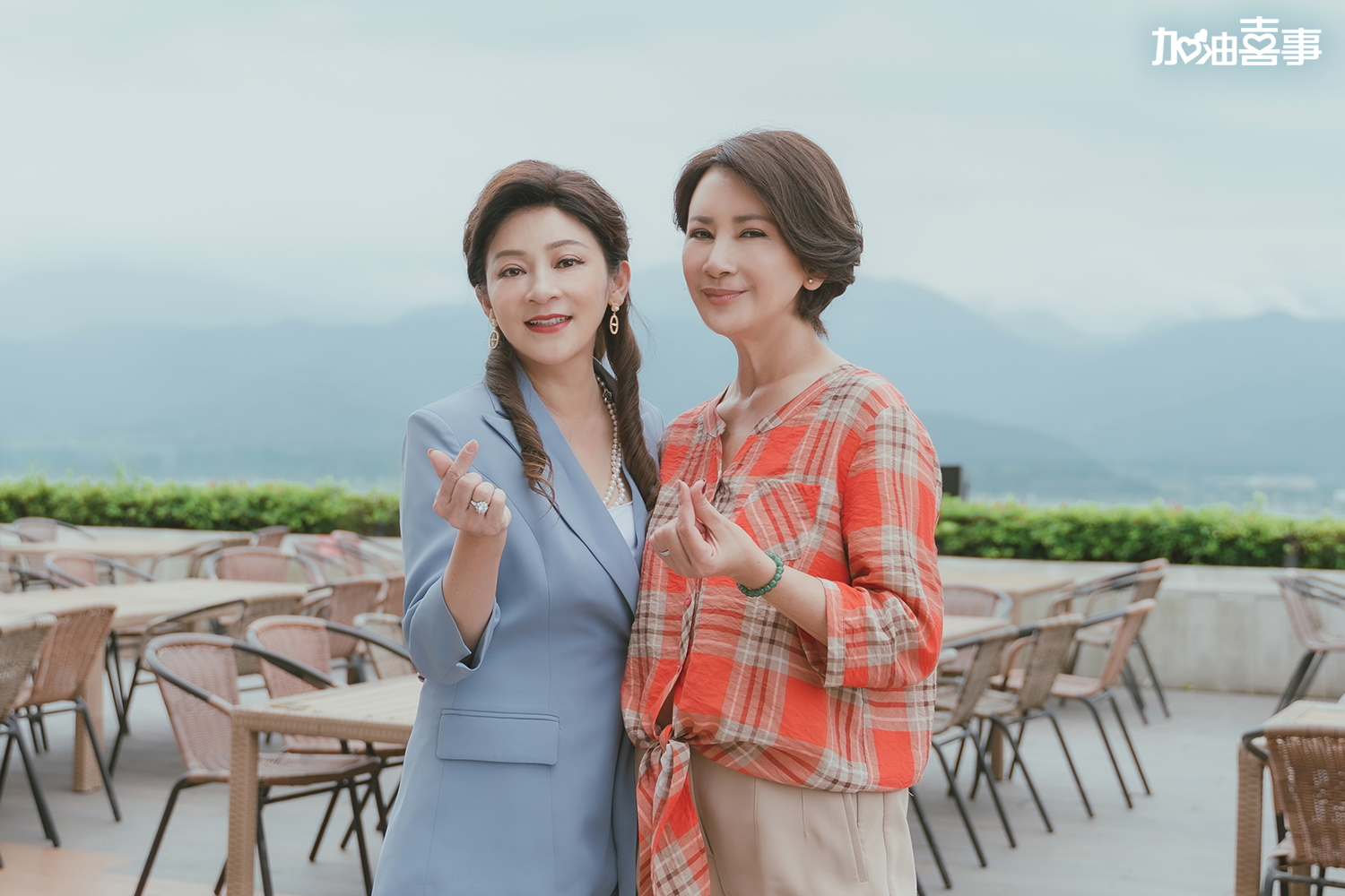 陳亞蘭、王彩樺睽違兩個月後再度合體。（TVBS 提供）