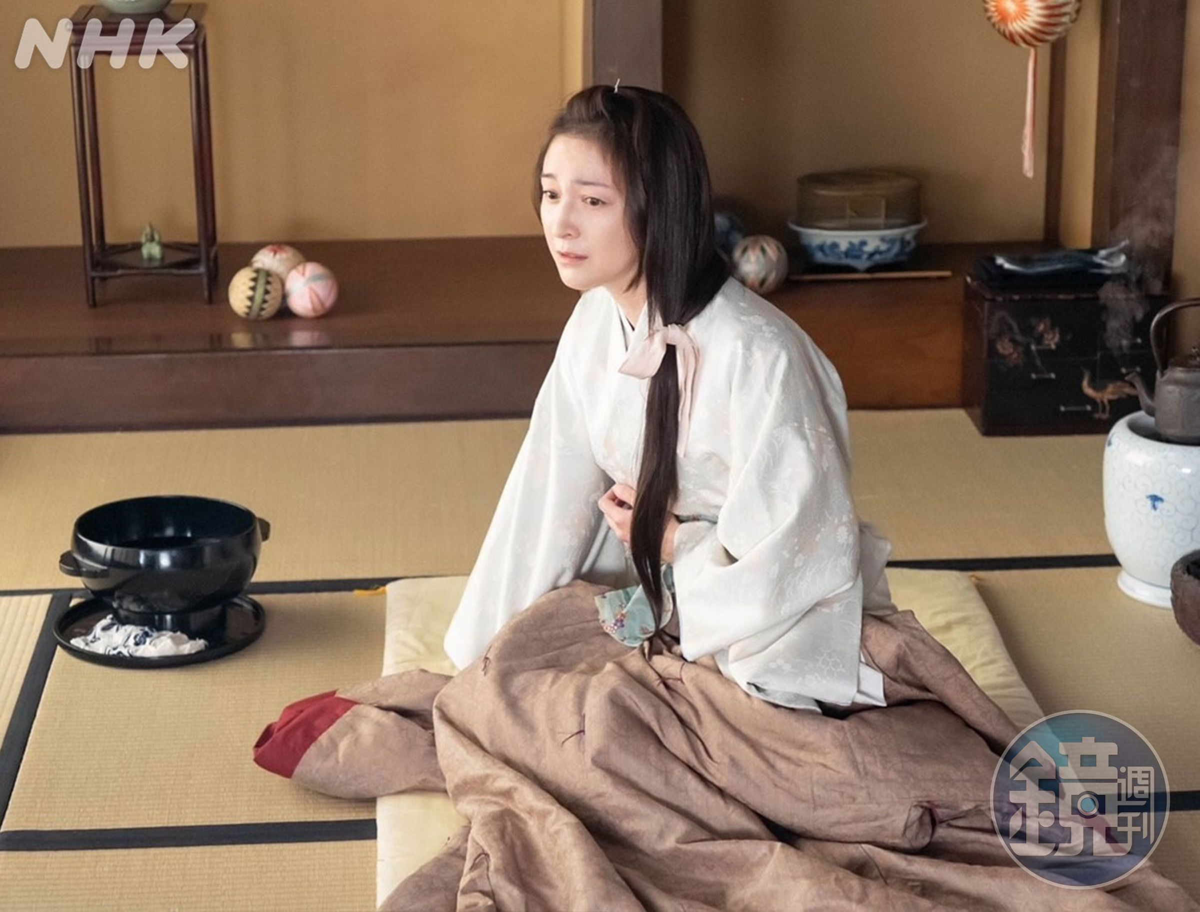 廣末涼子演出NHK晨間劇《爛漫》獲觀眾好評,原定安排她在回想戲中出現,但因不倫醜聞讓電視台相當苦惱。(翻攝自官方Twitter)