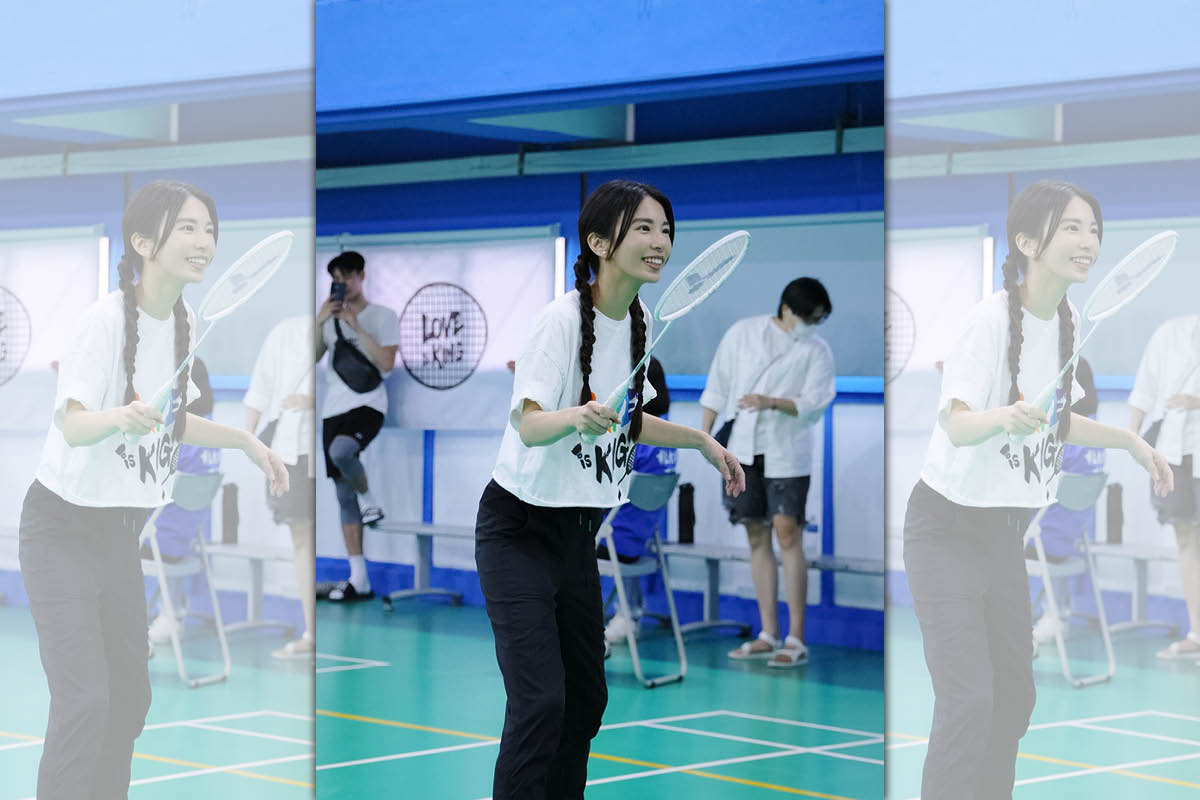 Hebe田馥甄開心受邀參加第一屆「愛最大 ✕ Converse 彩虹盃公益羽球賽」。（愛最大慈善光協會提供）