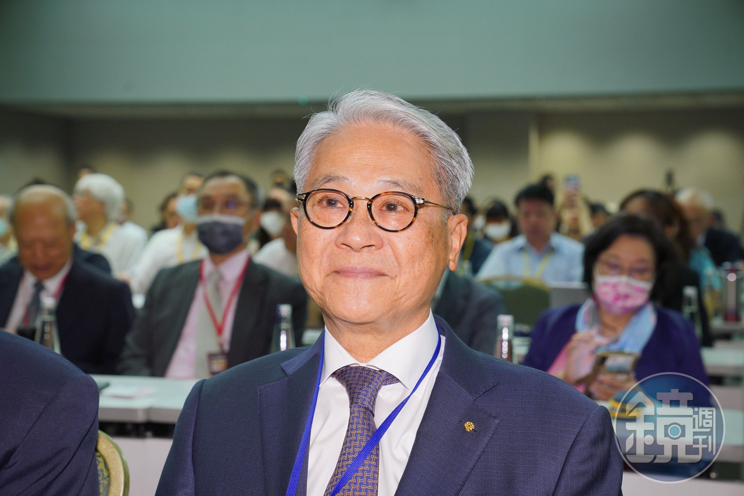 台新金今天舉行股東會,股東關心台新金和新光金合併。圖為台新金董座吳東亮。