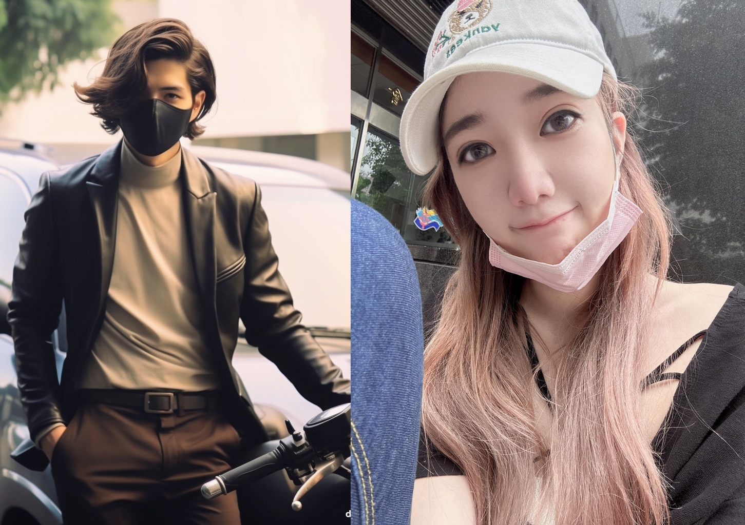 樂兒發文，宣布與口罩男離婚。（翻攝臉書）