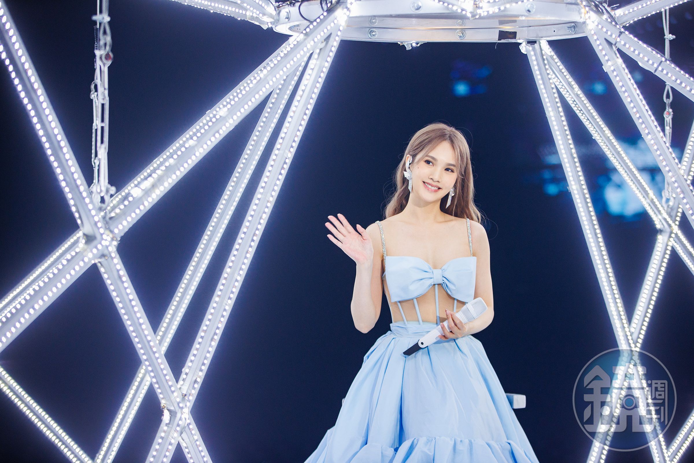 楊丞琳演出《Like a star》演唱會第二場。(宜辰整合行銷提供)