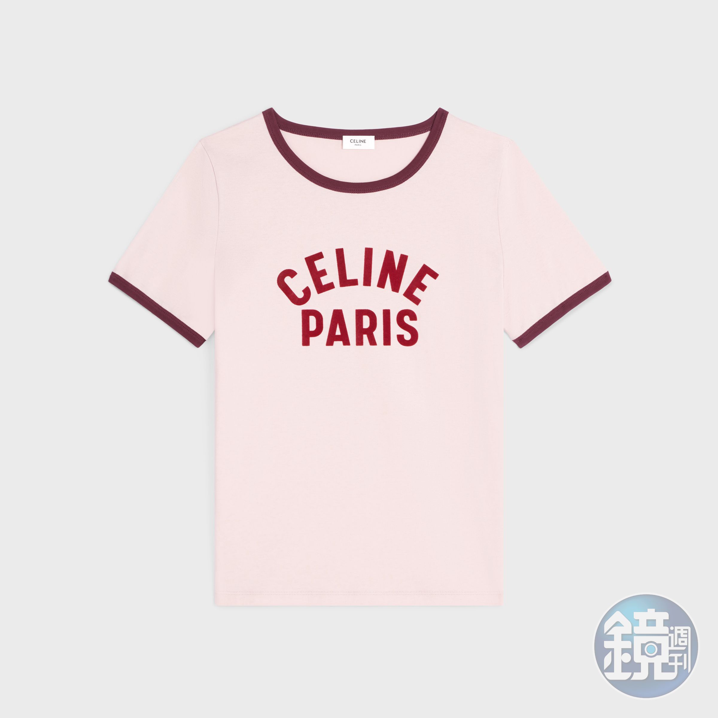 棉質平織布CELINE PARIS 70年代風格T-Shirt。NT$20,500（CELINE提供）