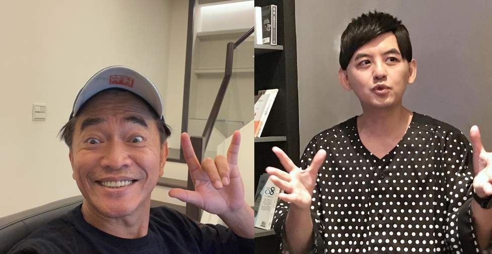 黃子佼（右，本刊資料照）今發出毀滅式影片，大爆演藝圈猛掛，其中吳宗憲（左，翻攝自臉書）遭點名「欠錢不還」。