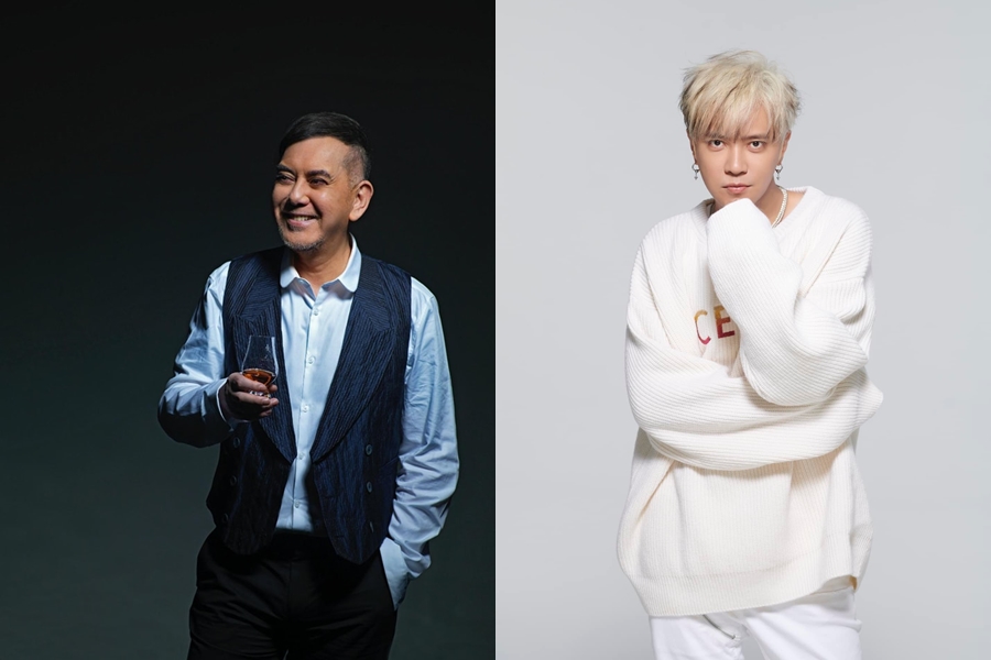 黃秋生（左）因一句「羅志祥是誰？」捲入周杰倫與羅志祥（右）的粉絲罵戰，也被小豬歌迷大罵，幸好最後誤會解開。（翻攝自黃秋生、羅志祥臉書）