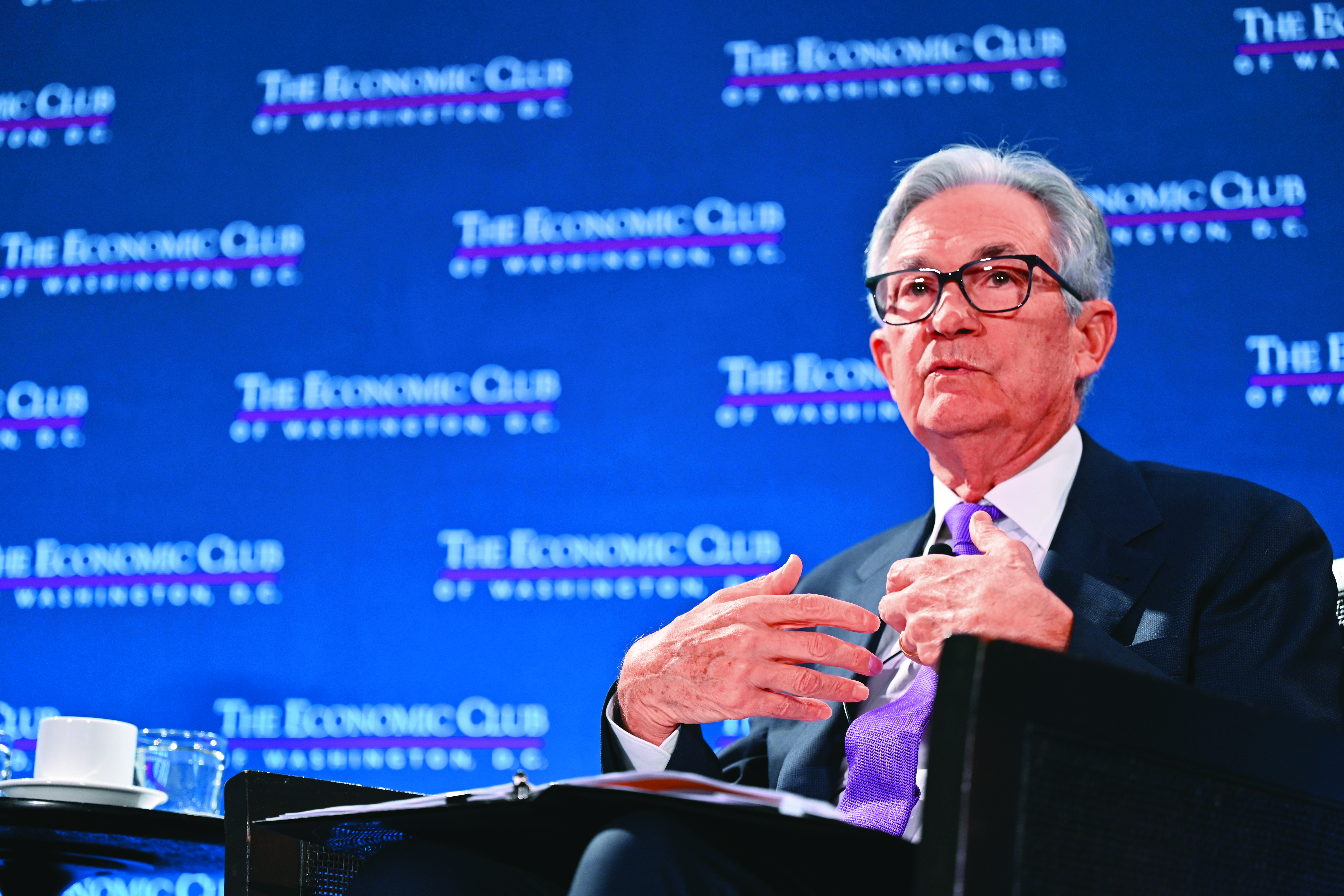 聯準會雖跳過一次升息，但主席鮑威爾表示，直到今年底都沒有降息的空間。（聯準會提供）