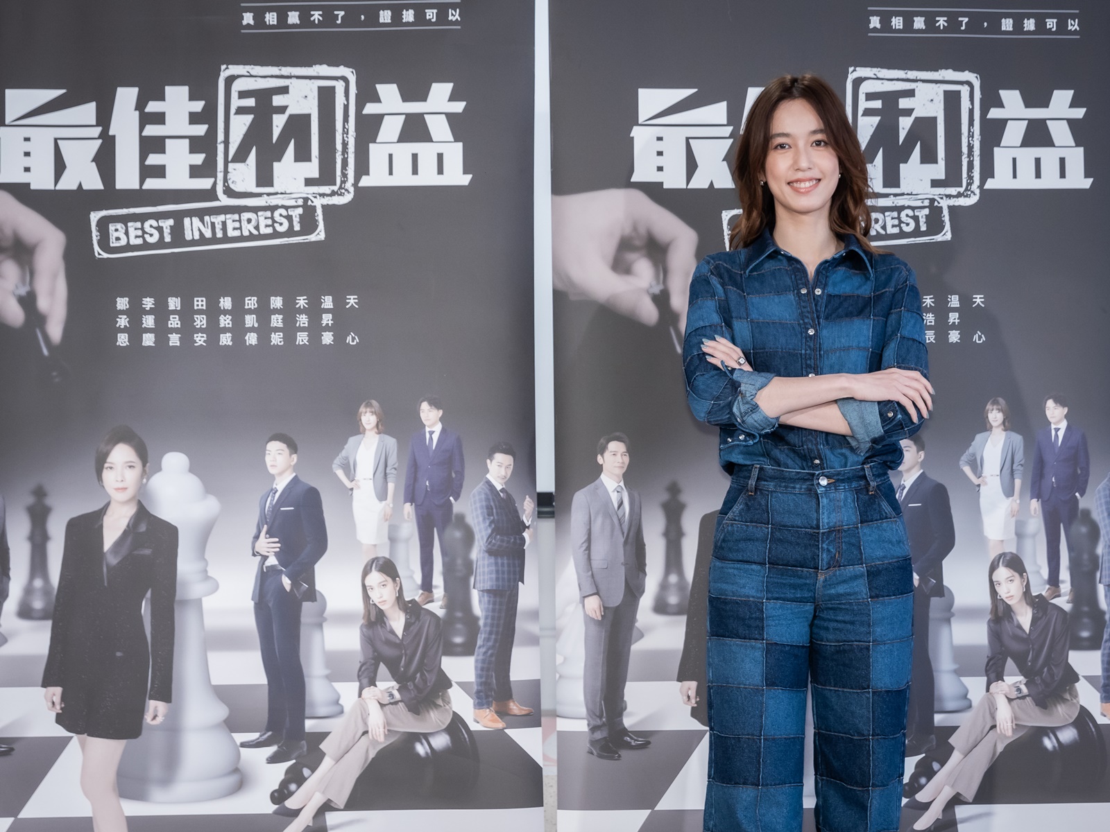 陳庭妮被問到宥勝遭爆性騷表示驚訝。(群之噰傳播股份有限公司提供)