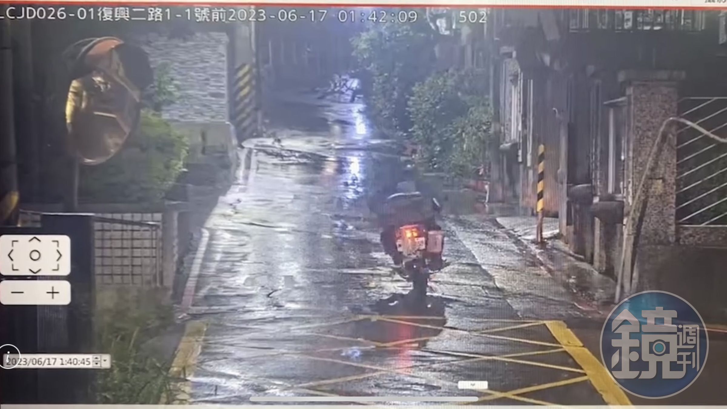 警方調閱監視器,發現吳男的遠房親戚涉有重嫌。(翻攝畫面)