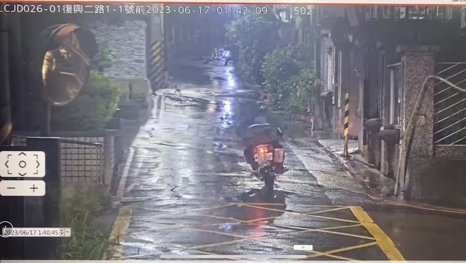 警方調閱監視器，發現吳男的遠房親戚涉有重嫌。（翻攝畫面）