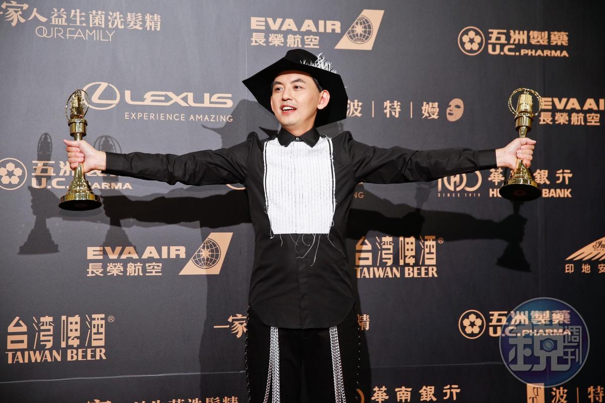 黃子佼2019年拿下兩座金鐘主持人獎，是他事業高峰。（本刊資料照）