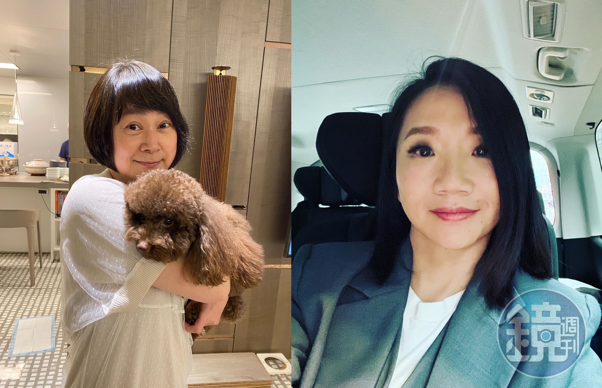王月（左）幫陶晶瑩代筆，證實黃子佼口中「姓陶的」女星是她。（翻攝臉書）