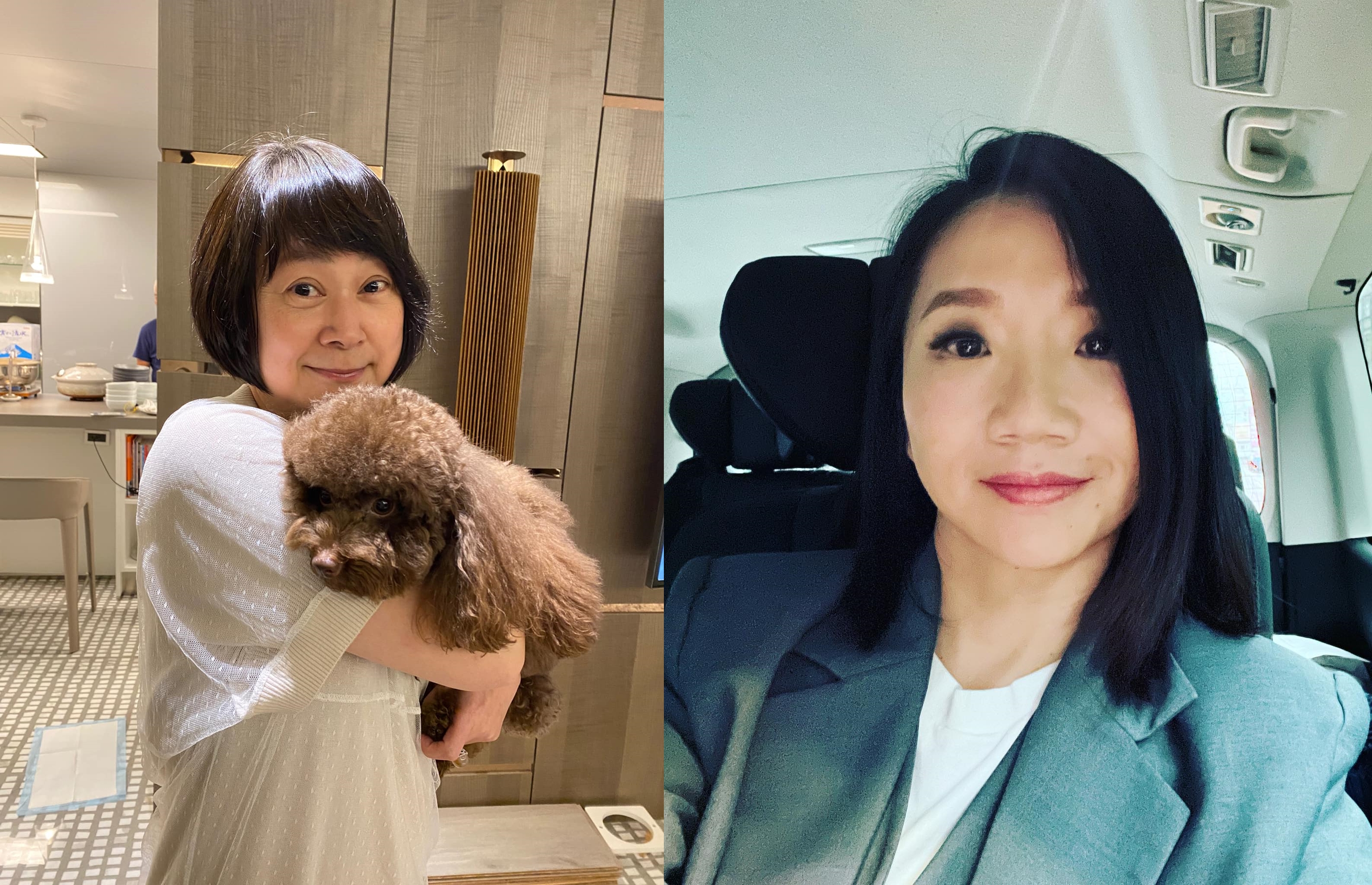 王月（左）幫陶晶瑩代筆，證實黃子佼口中「姓陶的」女星是她。（翻攝臉書）