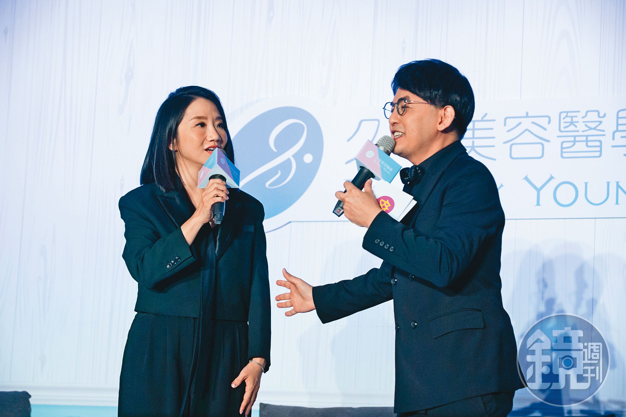 陶晶瑩（左）和黃子佼（右）多年來在主持界各擁一片天，對黃子佼事件只回「希望他好好度過」。