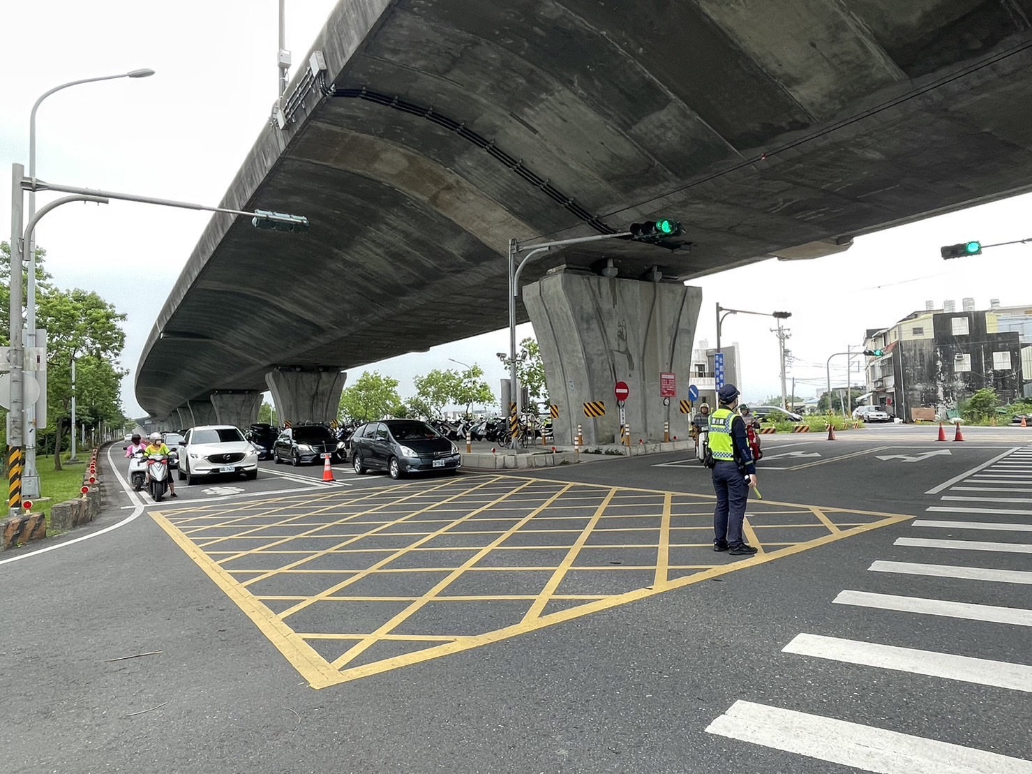 端午節4天連假將屆，宜蘭警方加強交通疏導措施。（宜蘭警方提供）
