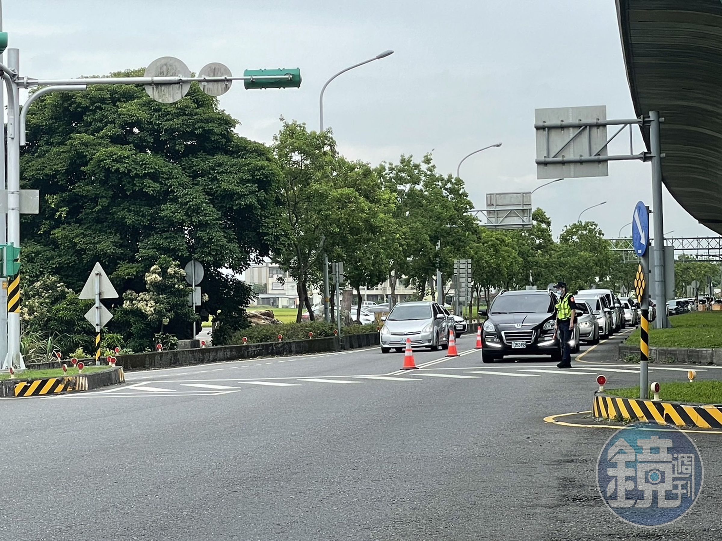 宜蘭警方針對國道5號、蘇花改、縣內熱門景點加強交通疏導。（宜蘭警方提供）