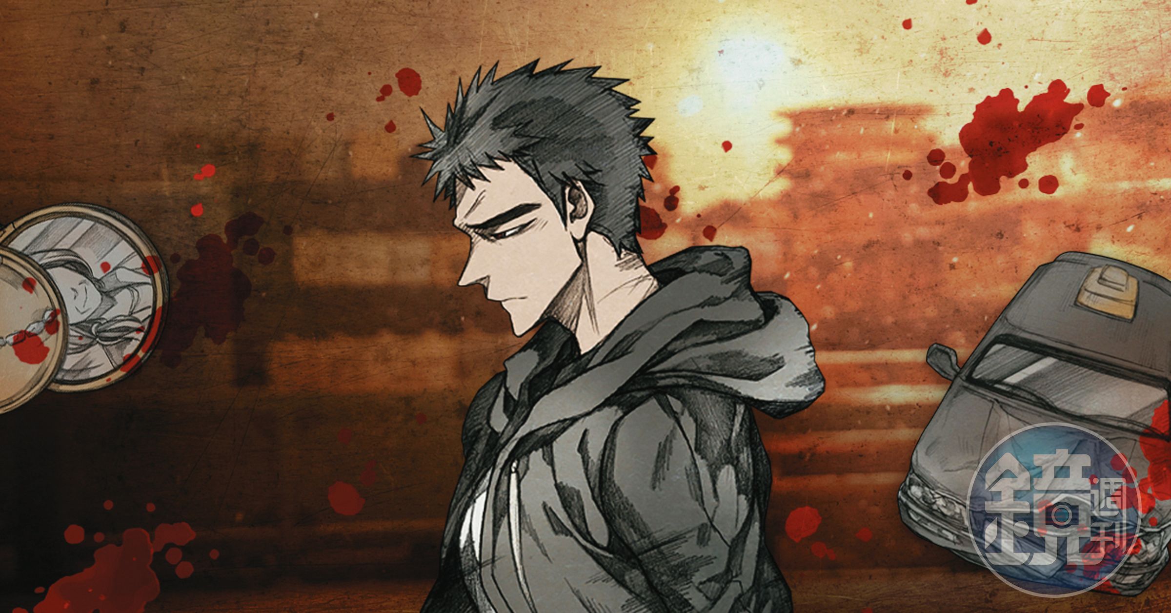 原著網路漫畫劇情更激烈且血腥，被列為限制級作品。（LINE WEBTOON提供）