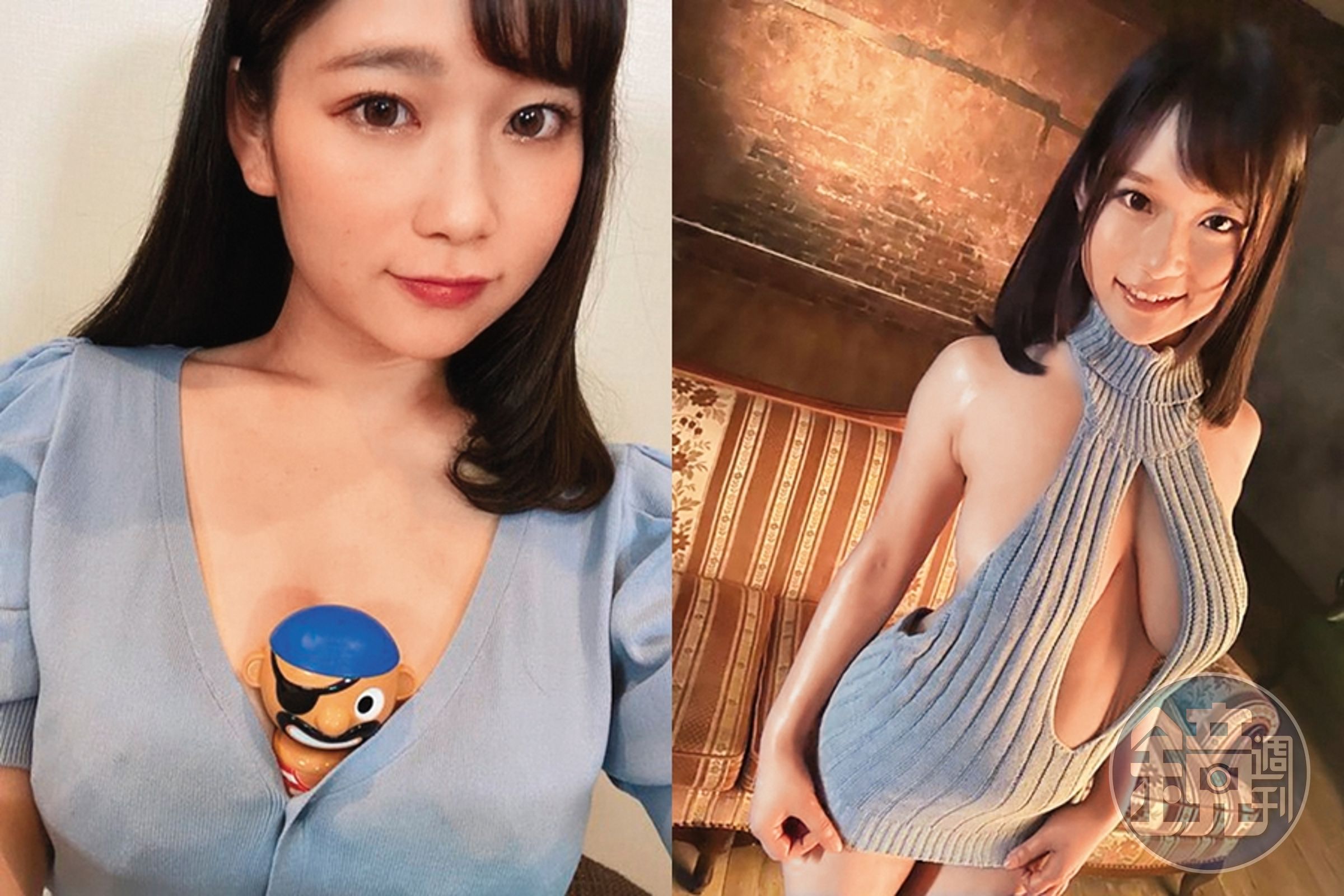 日本女優桃園怜奈曾示範I罩杯夾娃娃,不過「長輩」最近有點向左走、向右走…兩條平行線總有交會的一天~♫(翻攝自PTT)