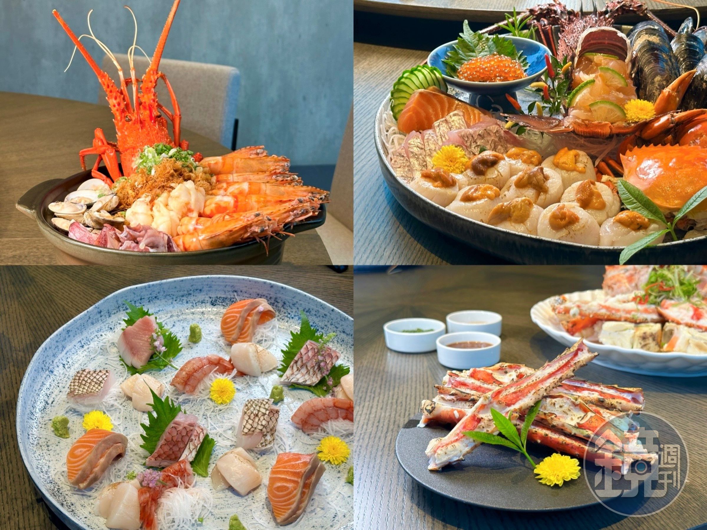 想吃宜蘭的在地海鮮,不必再跑到漁港,「礁溪寒沐酒店」新開的「岩彩海鮮餐廳」,提供痛風指數破表的海味料理。