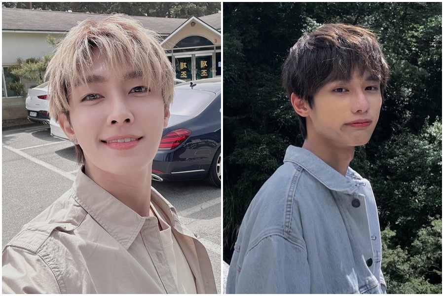 在線歌手兼主持人炎亞綸（左圖）被耀樂（右圖）指控，偷拍性愛影片還外流、劈腿等。（翻攝自炎亞綸、耀樂臉書）