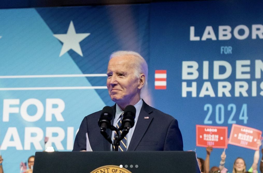 美國總統拜登（Joe Biden）於一場活動上，直言中國國家主席習近平為「獨裁者」。（翻攝Joe Biden IG）