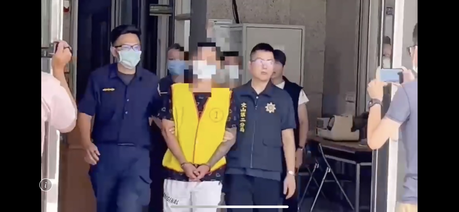 林、陳兩男訊被依槍砲、毒品罪送辦。 （翻攝畫面） 