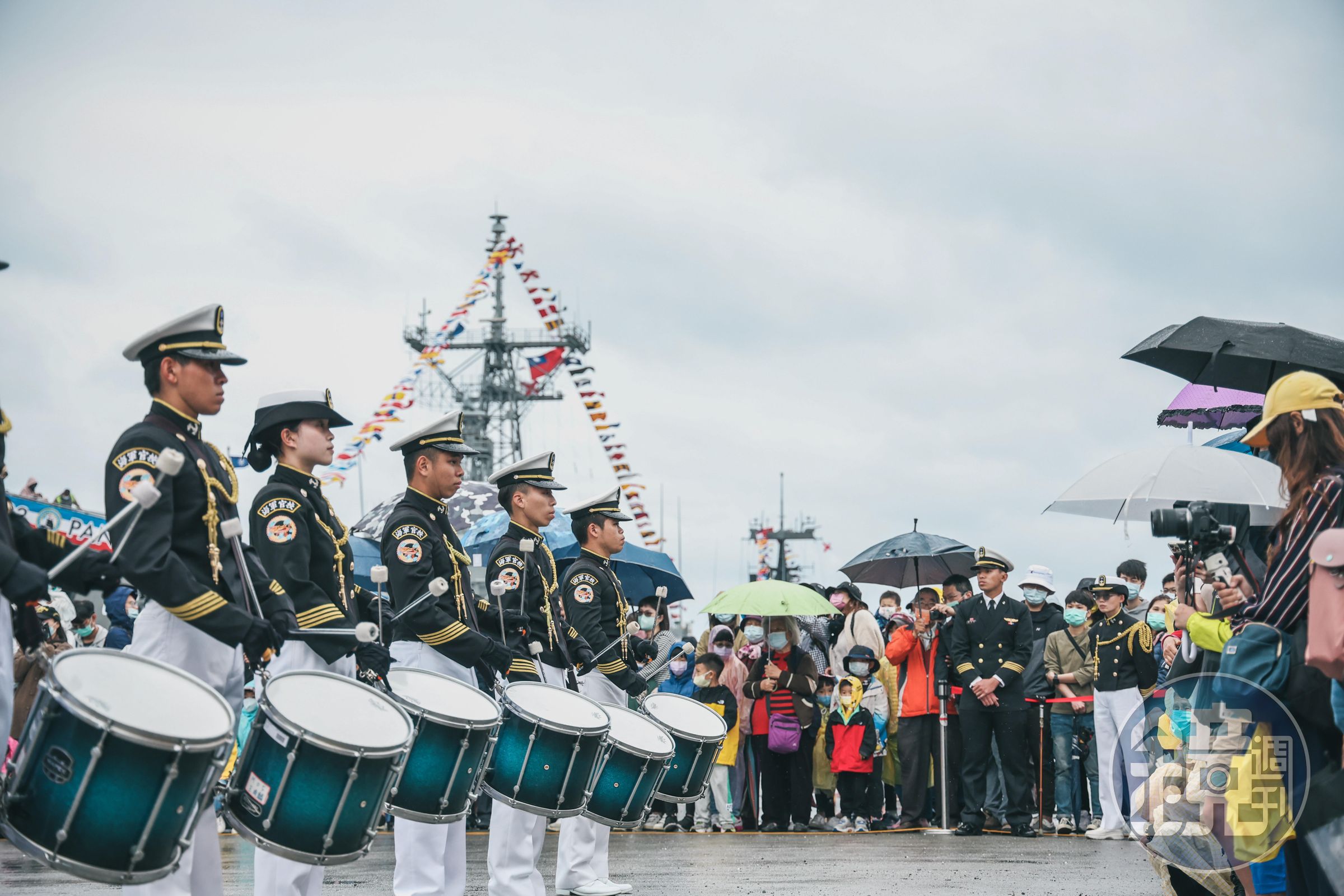 「2023總統府音樂會－跨海音」公布第三波表演名單，海軍官校鼓號樂隊也將現場演出。（文總提供）