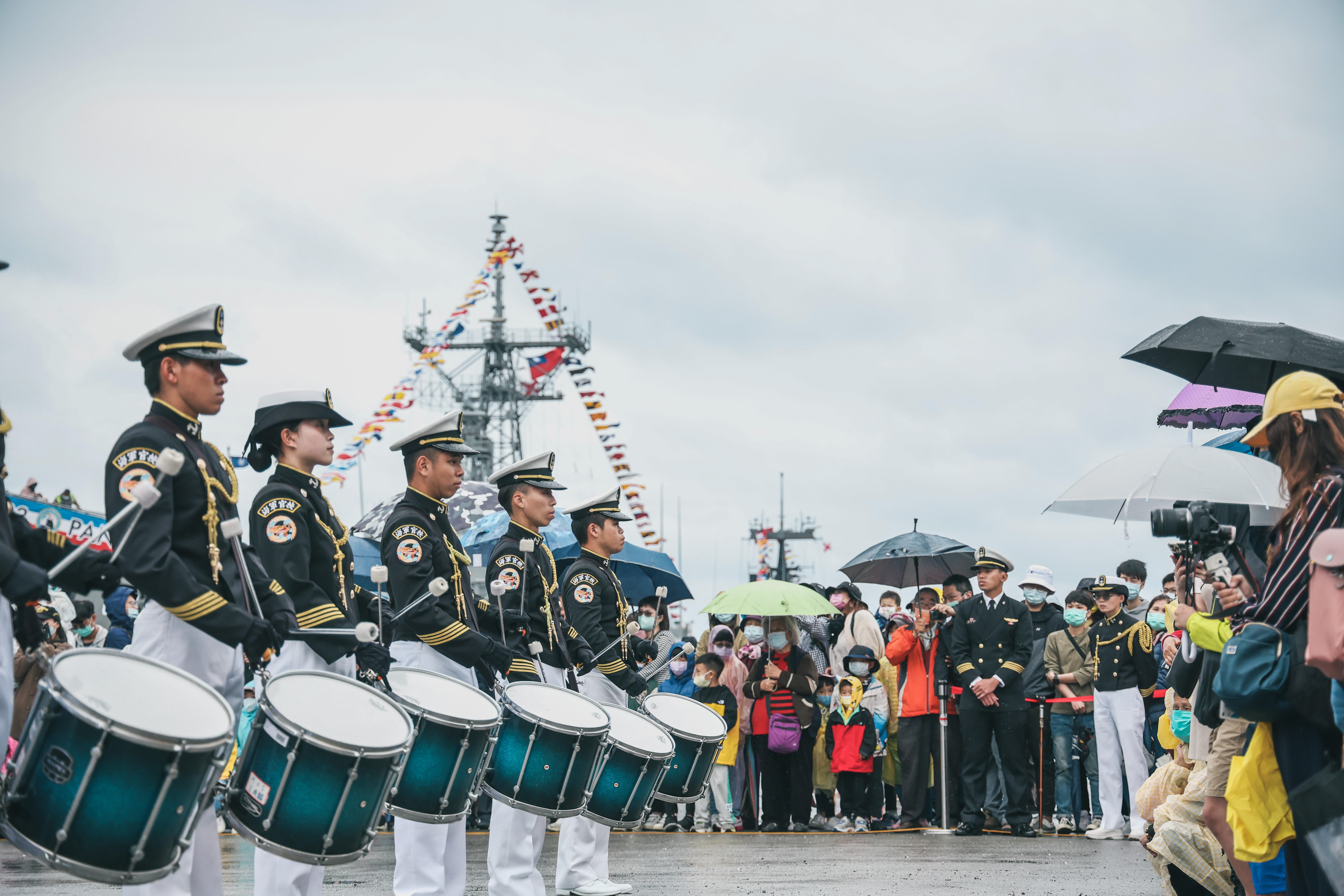 「2023總統府音樂會－跨海音」公布第三波表演名單，海軍官校鼓號樂隊也將現場演出。（文總提供）