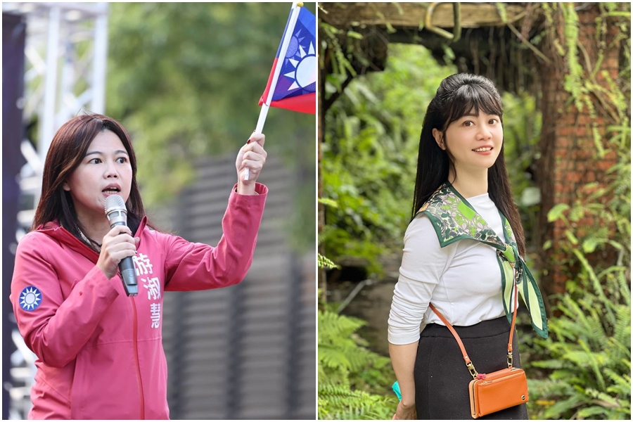 高嘉瑜（右圖）批評「文湖線拆座位」是懲罰通勤族罰站，游淑慧（左圖）則反嗆：「妳以為是坐飛機，大家都會有位置坐。」（翻攝游淑慧、高嘉瑜臉書）