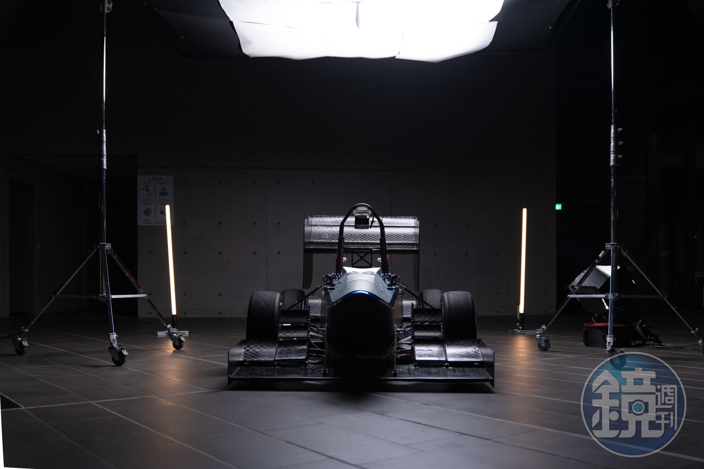 清大賽車工廠第七代學生方程式賽車「TH07」首度亮相。（清華大學提供）