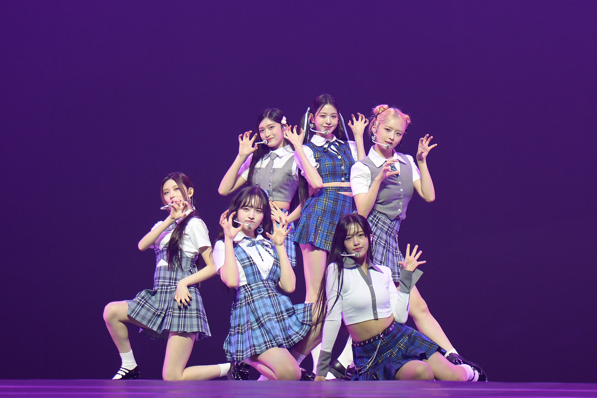 韓國女團IVE在北流開唱。（得藝室策劃有限公司提供）