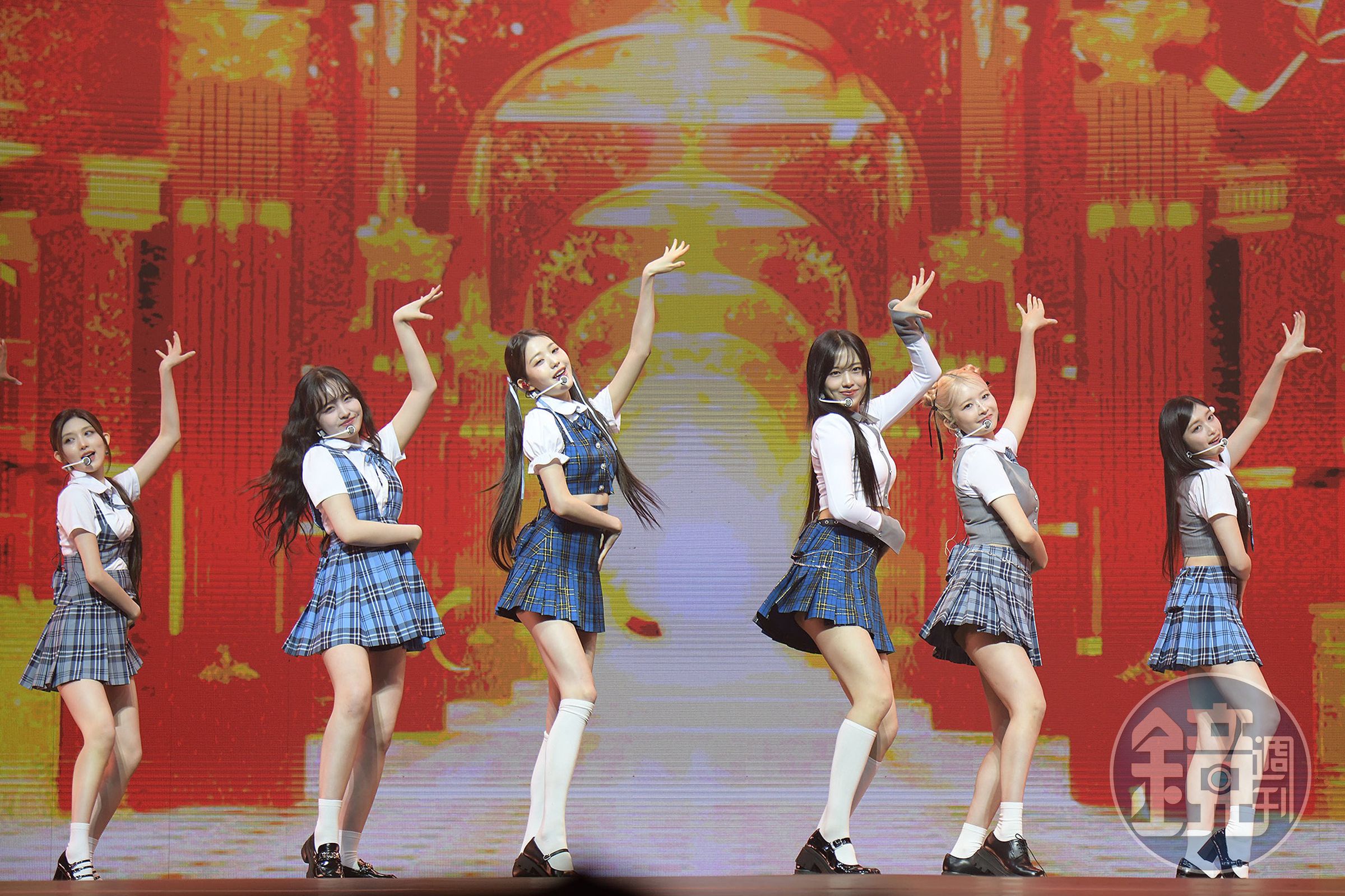 IVE演唱會帶來15首歌曲，並開麥飆高音，歌舞讓粉絲超投入。（得藝室策劃有限公司提供）