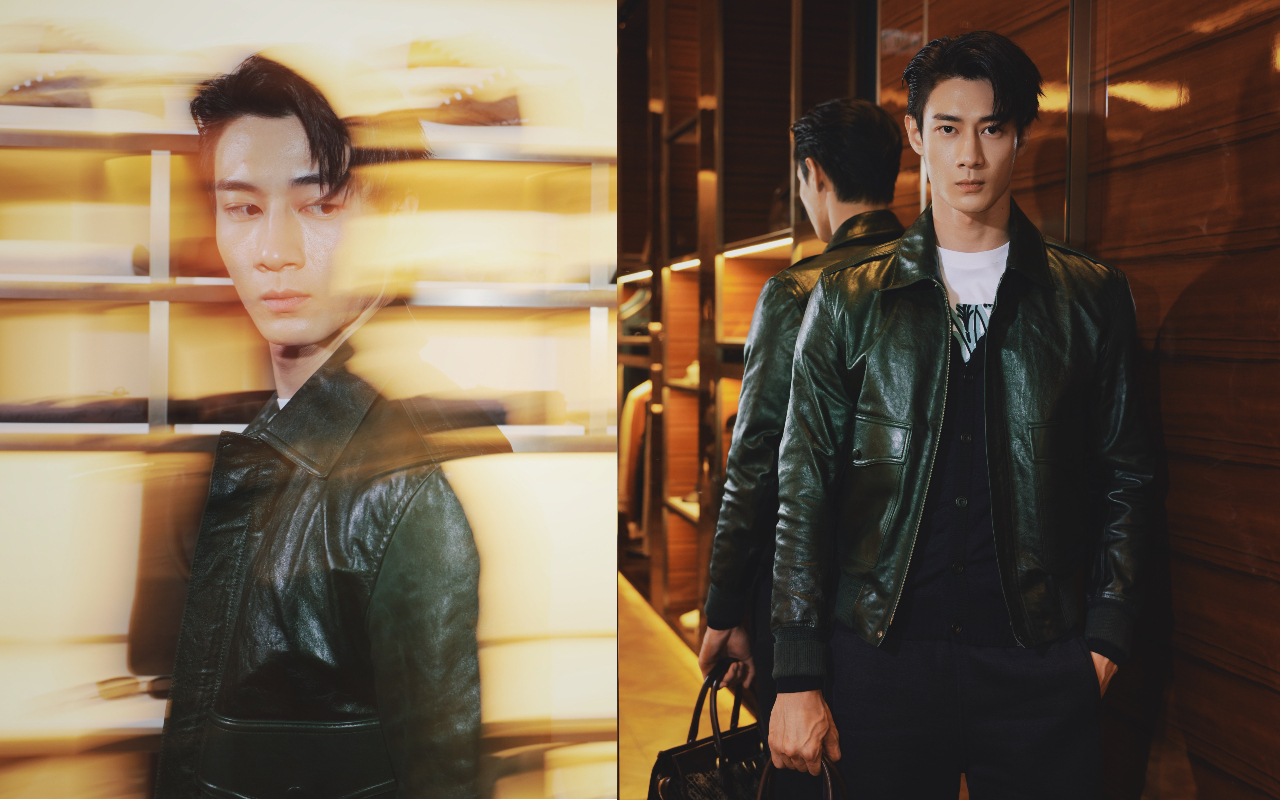 黃柏峰出席Berluti 2023年秋冬展示會。（黃柏峰提供）