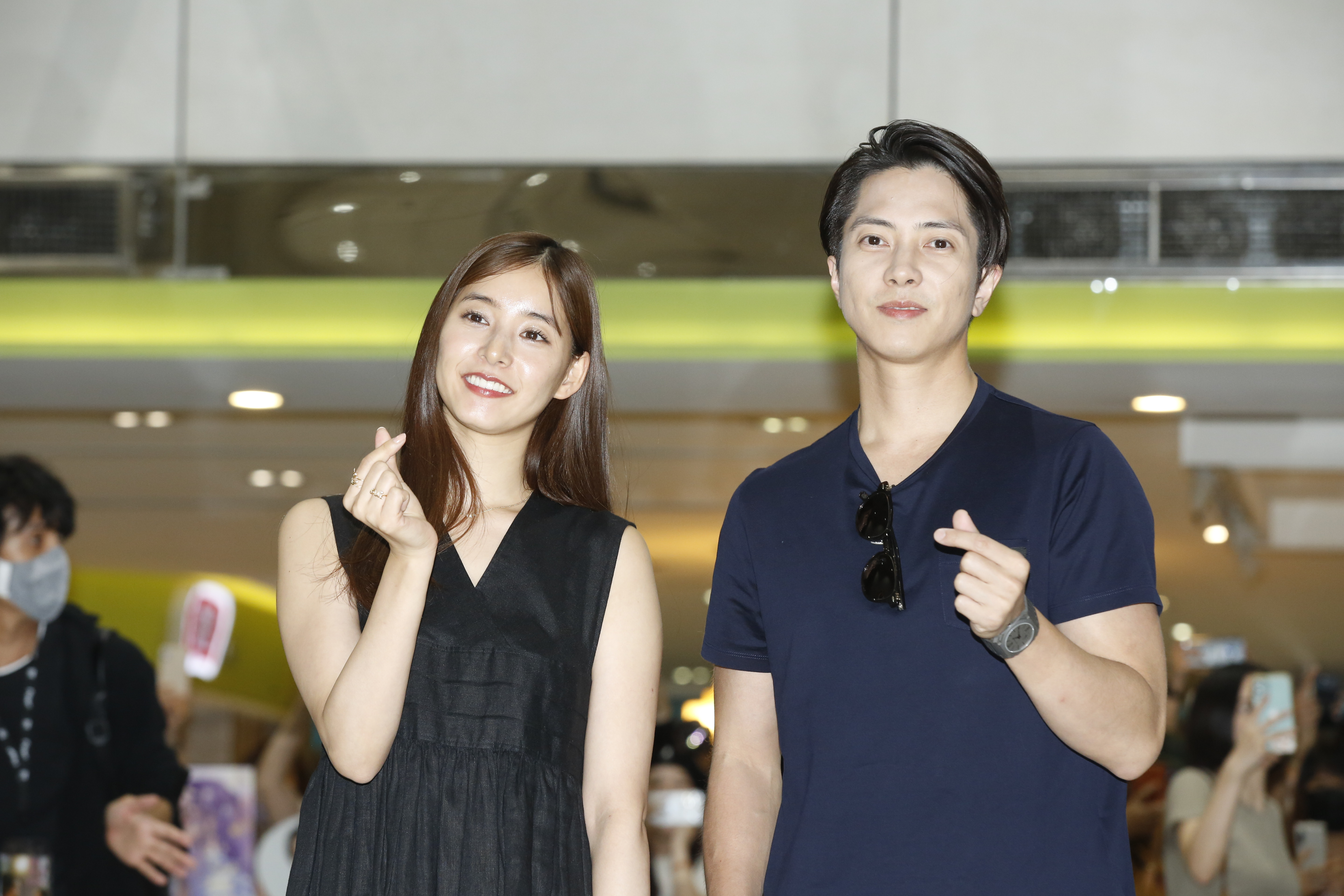 日星山下智久、新木優子來台宣傳電影《SEE HEAR LOVE 看不見聽不見也愛你》。