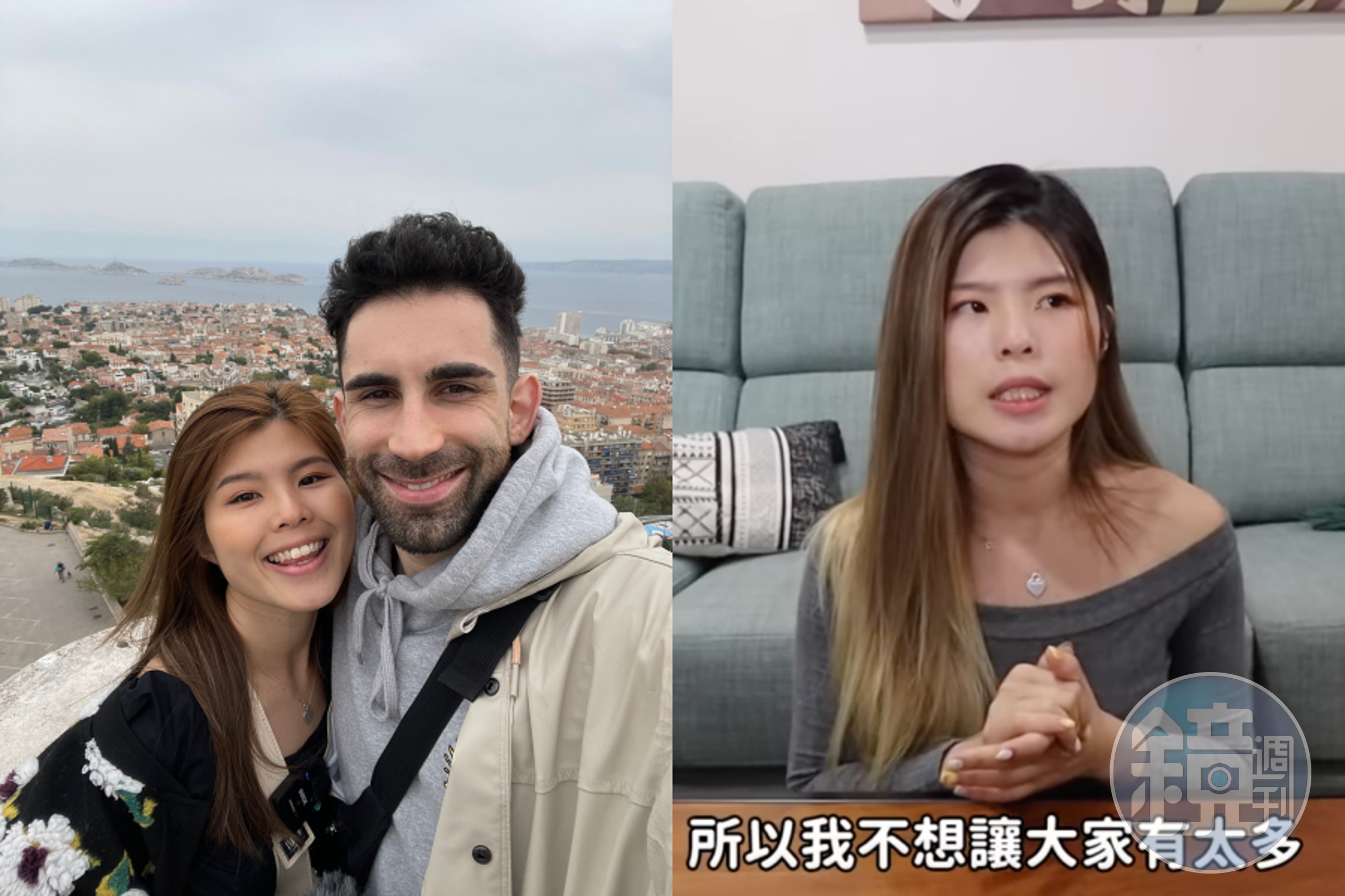 百萬YouTuber酷(左圖右)和女友FiFi菲歐娜(左圖左、右圖)分手,結束5年情。(翻攝自酷的夢- Ku's dream臉書、FioNa FiFi菲歐娜YouTube)