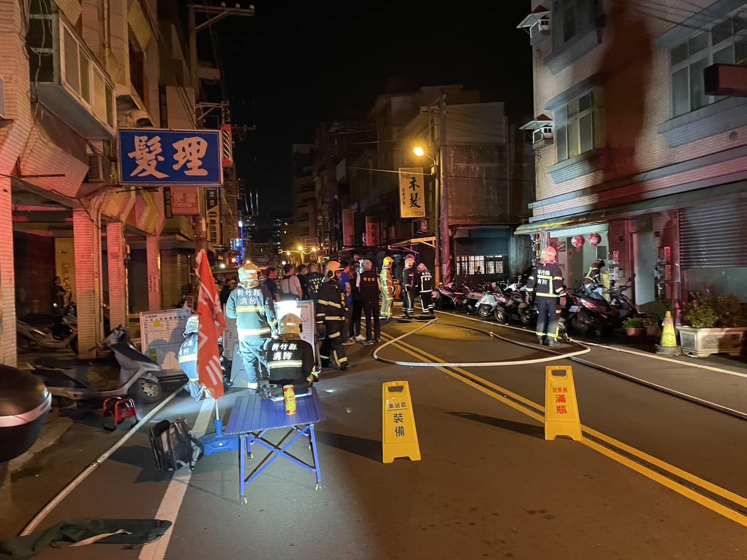 新竹縣竹北市近日發生多起瓦斯外洩事件，引起外界高度關注。（翻攝自鄭朝方臉書）