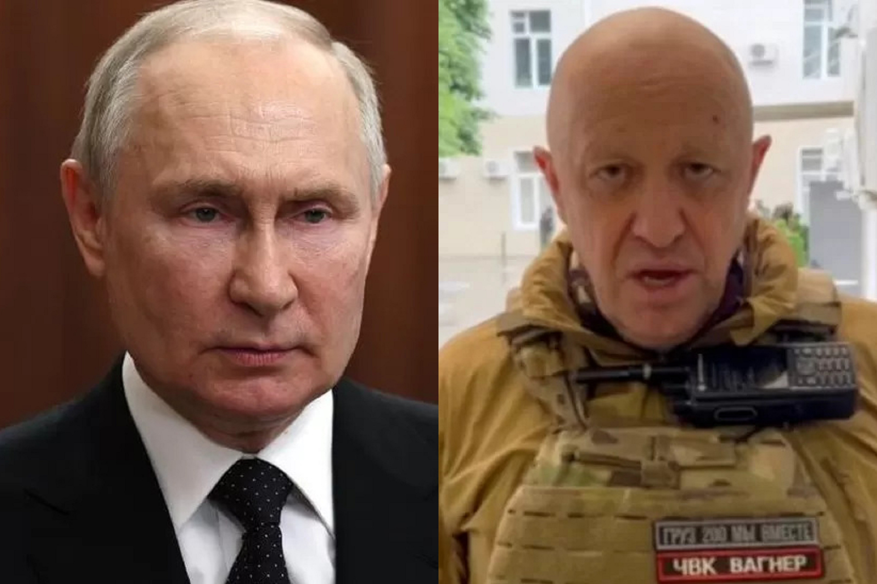 普丁 VS. 普里格津，梟雄之戰似乎仍未完待續。（翻自BBC）