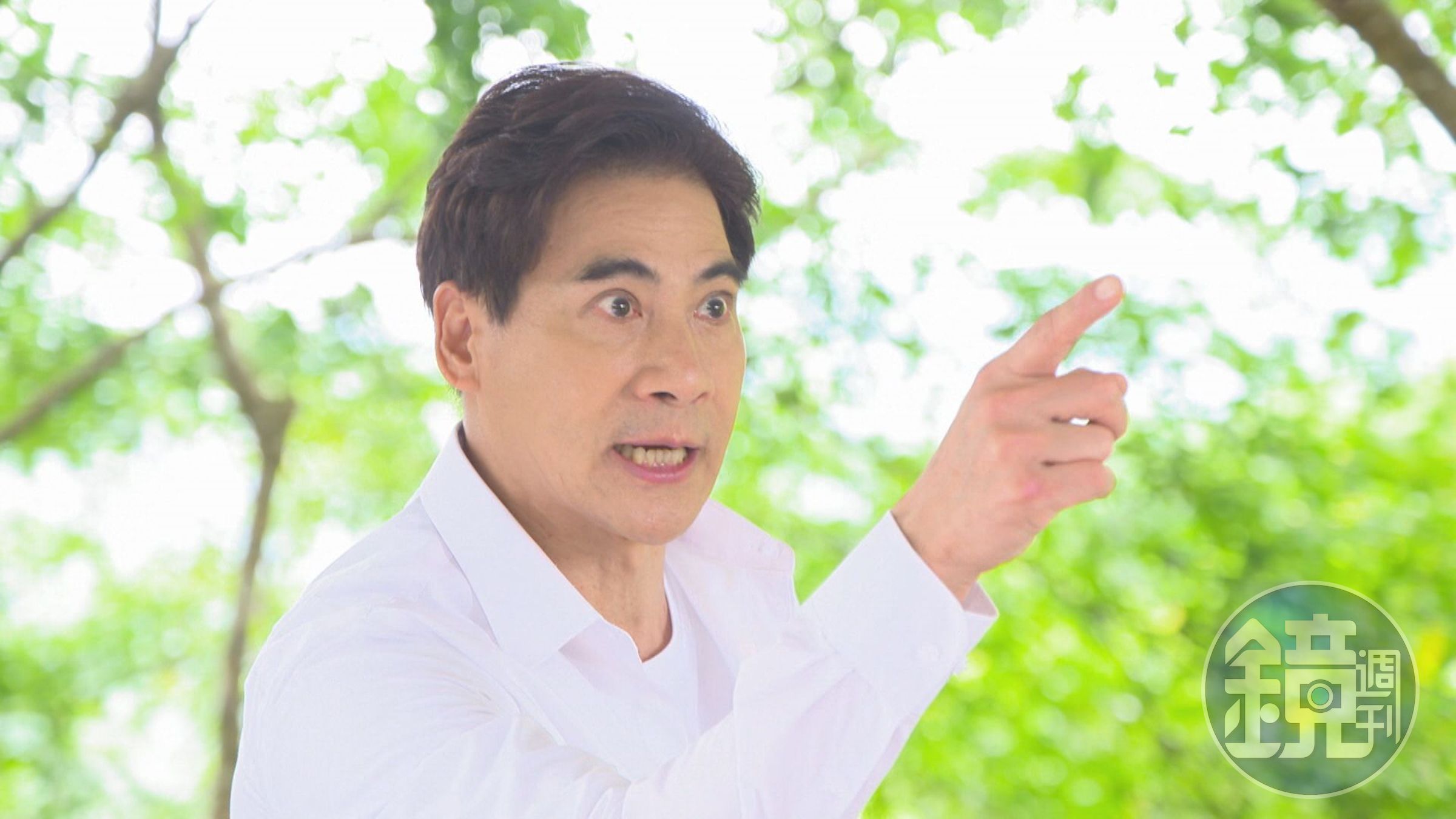 《市井豪門》翁家明發現曾子益祕密，氣得要他給交代。（民視提供）