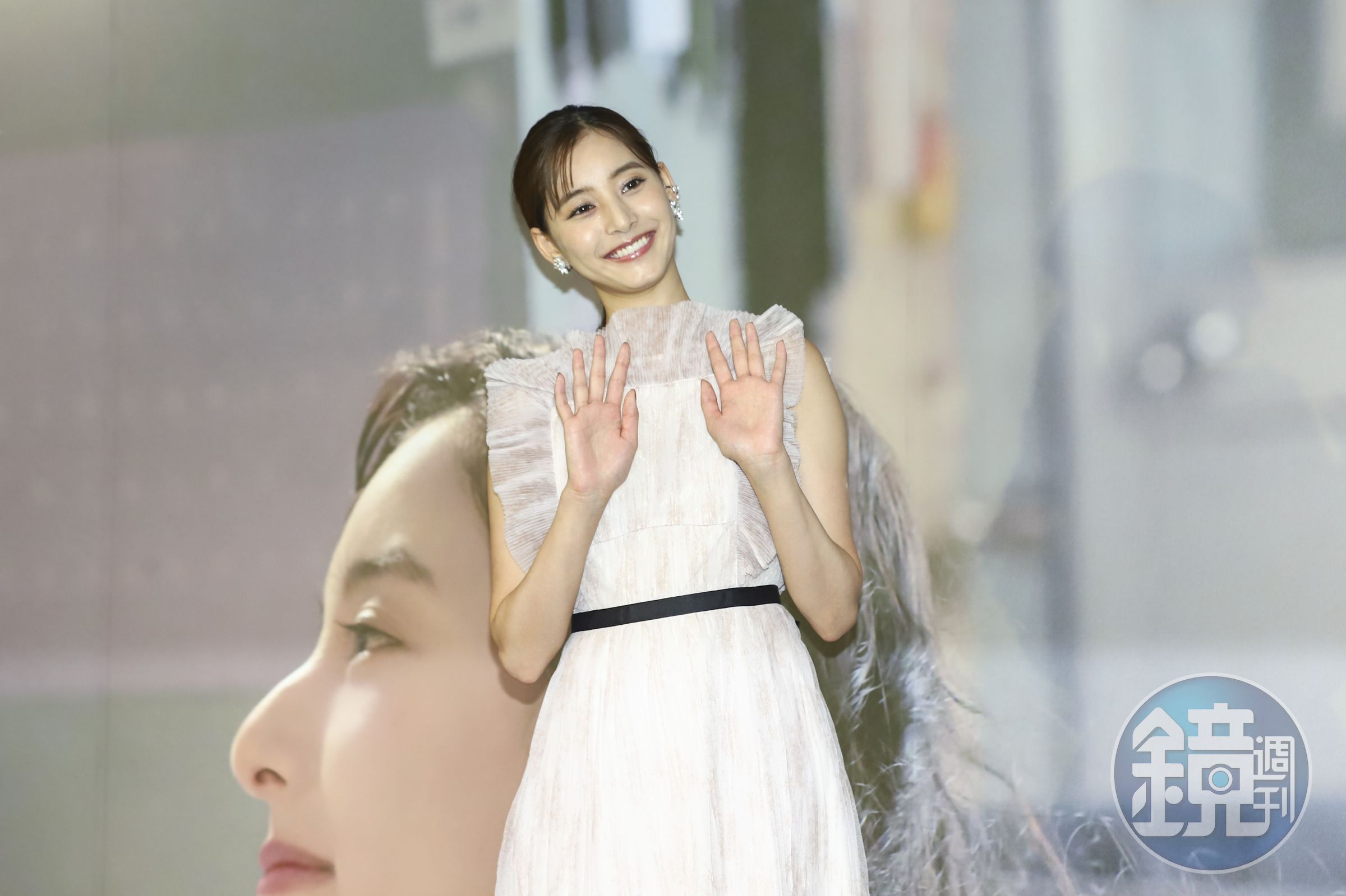 新木優子第一次來台灣,對台灣粉絲的熱情非常感動。