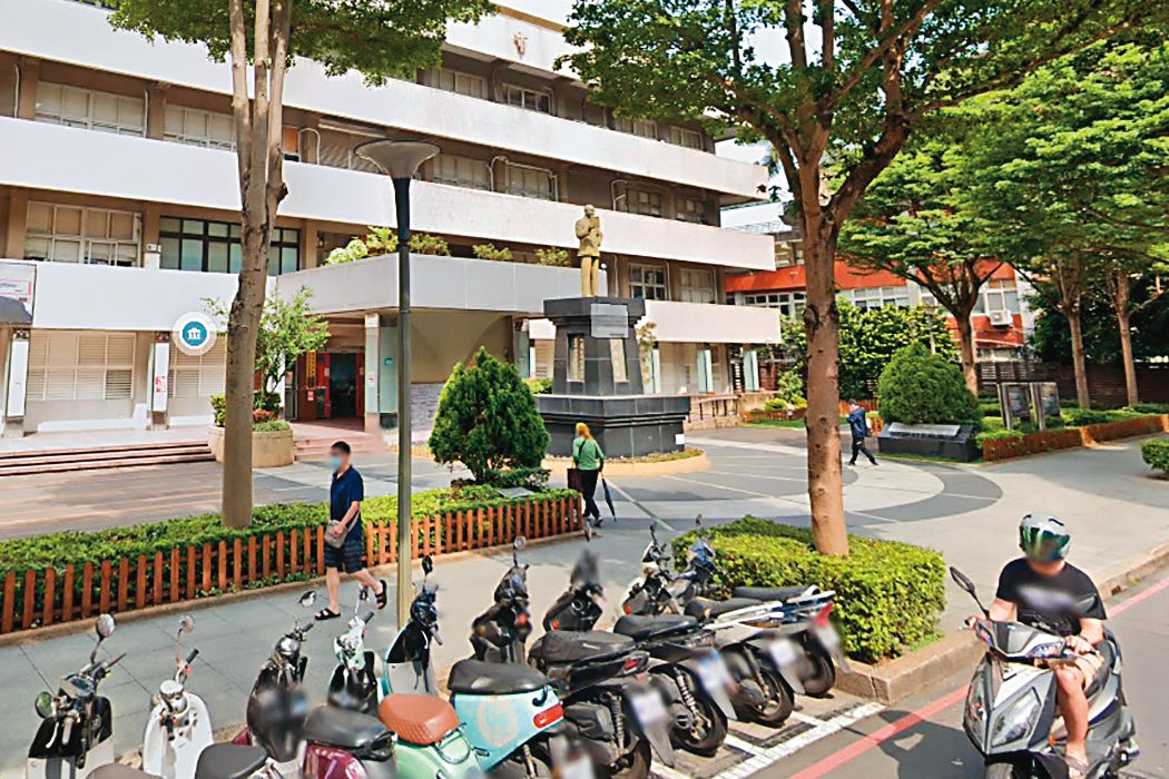 據悉，藍正龍與周幼婷當天是騎到離家不遠的新北市永和行政園區辦離婚手續。（翻攝自Google Map）
