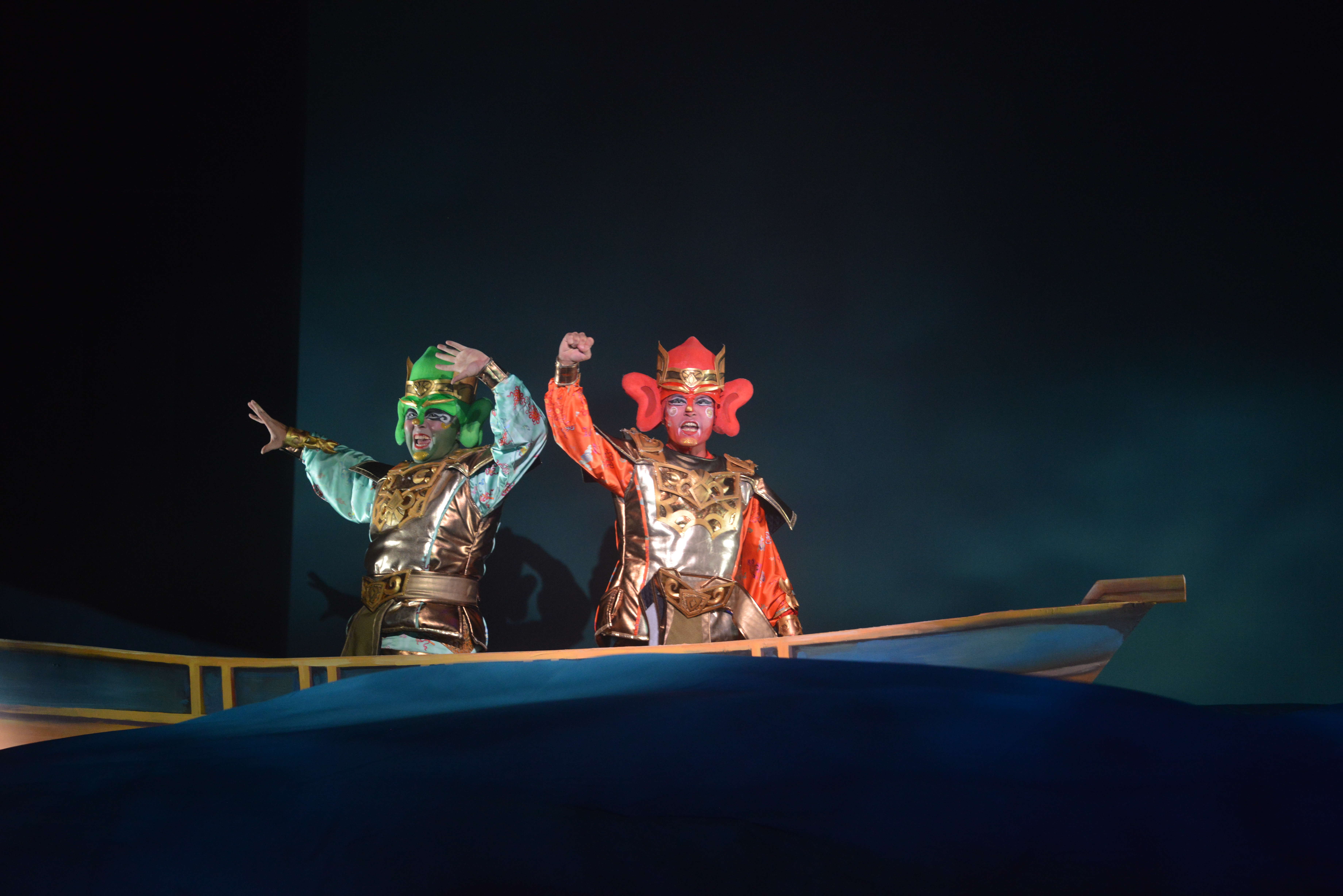 《順風耳的新香爐》是台北城市舞台40週年慶「平安大戲」開館首演。（紙風車劇團提供）