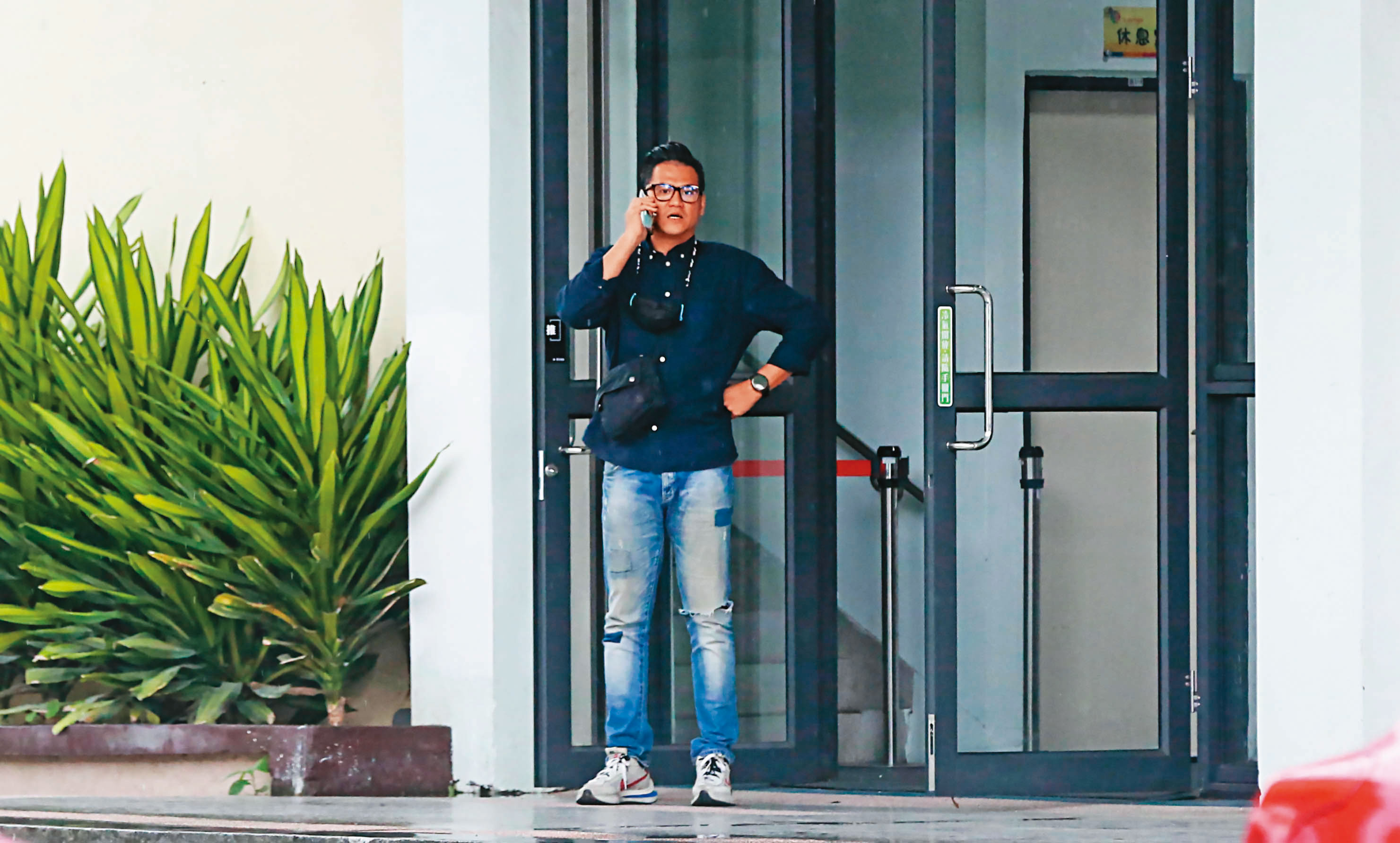 2023年6月16日14：55，曾是運動員的李男，外型俊朗、身材高大。