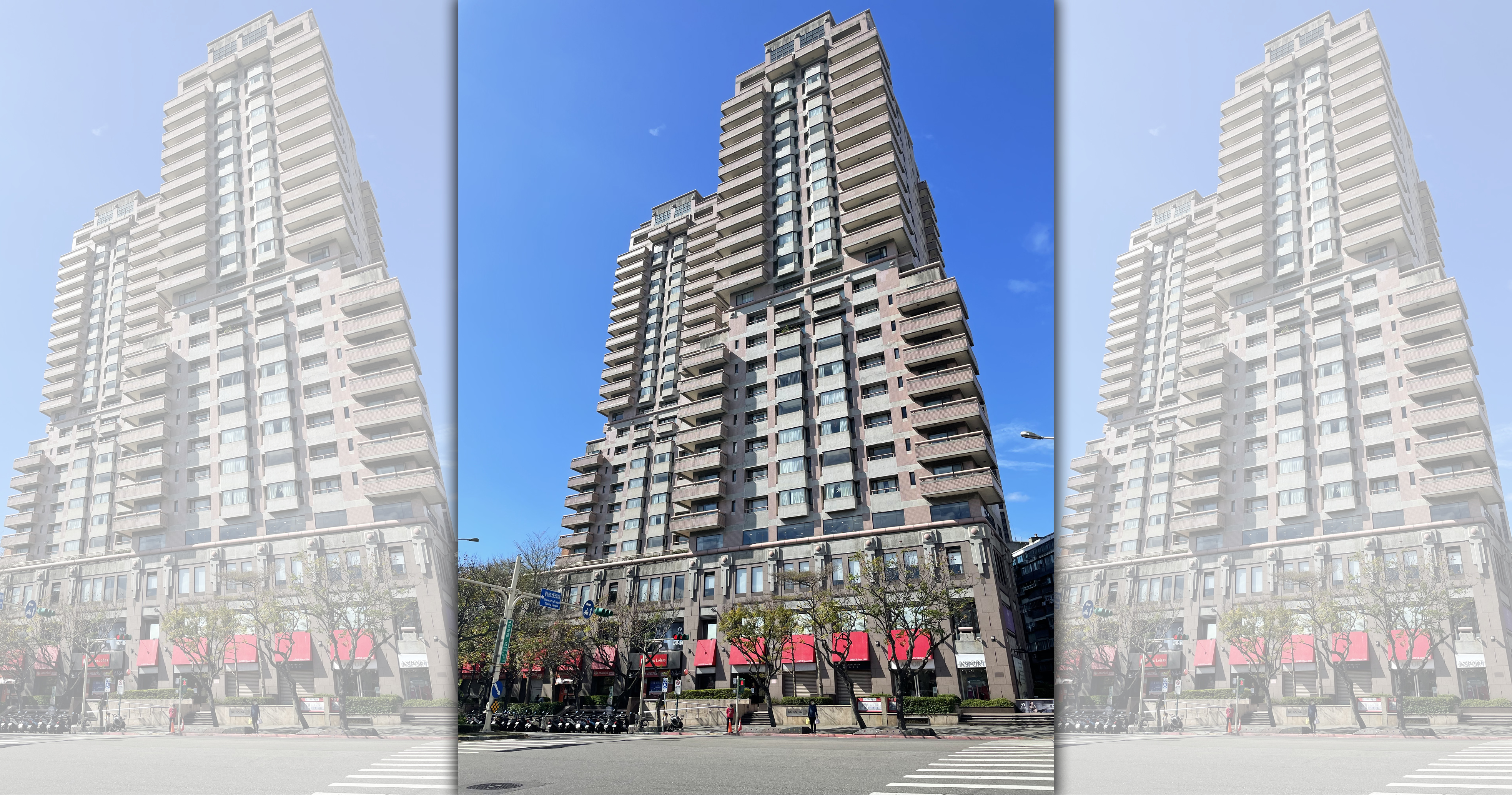 鼎固控股以總價約116.81億標下「新光天母傑仕堡」大樓，將維持出租經營模式。（世邦魏理仕提供）