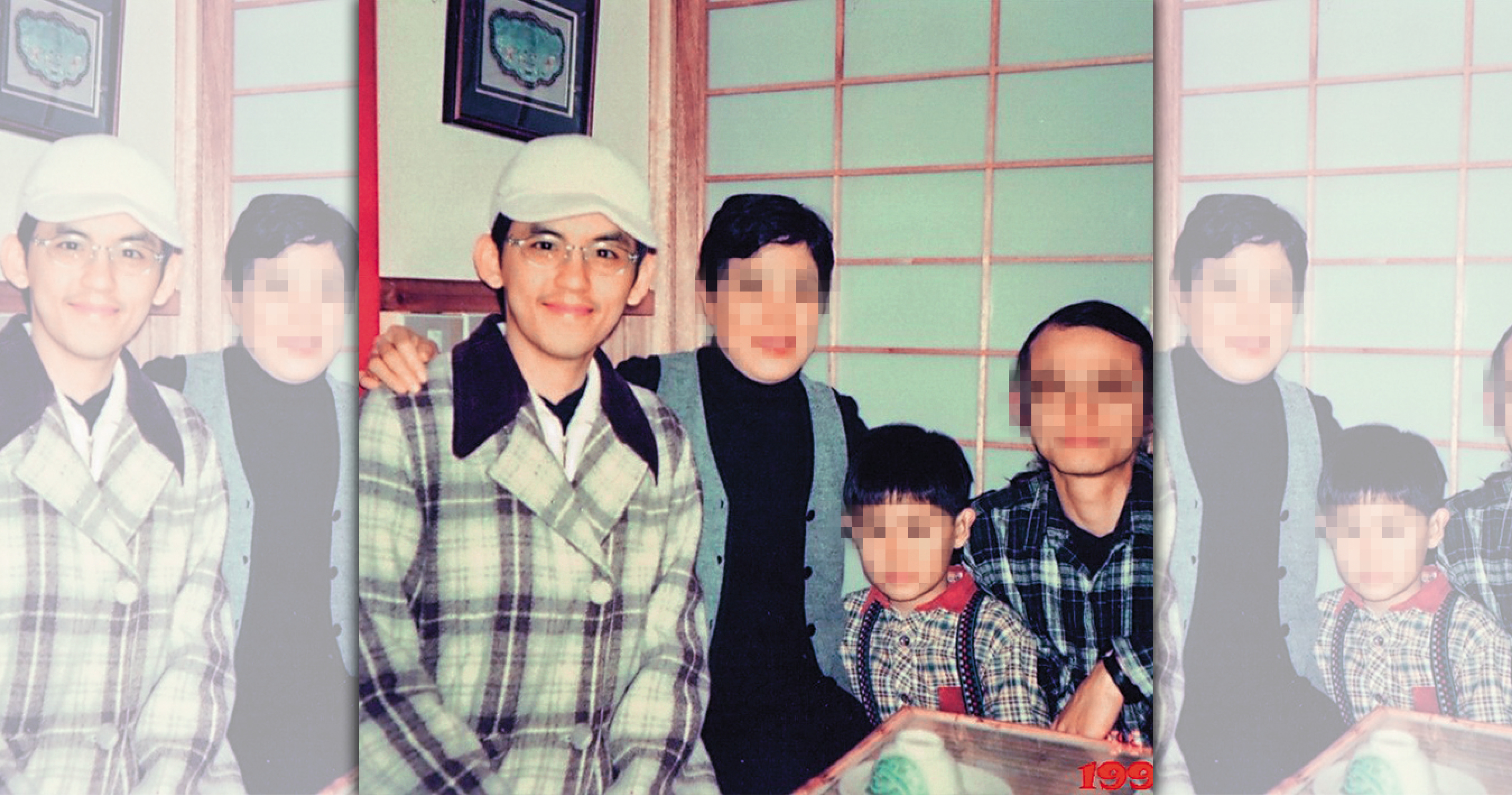 黃子佼（左）父親IG上不時會貼出以往家庭照片，據他的說法，家庭關係破冰還需要時間。（翻攝自huangzhaofujeff IG）