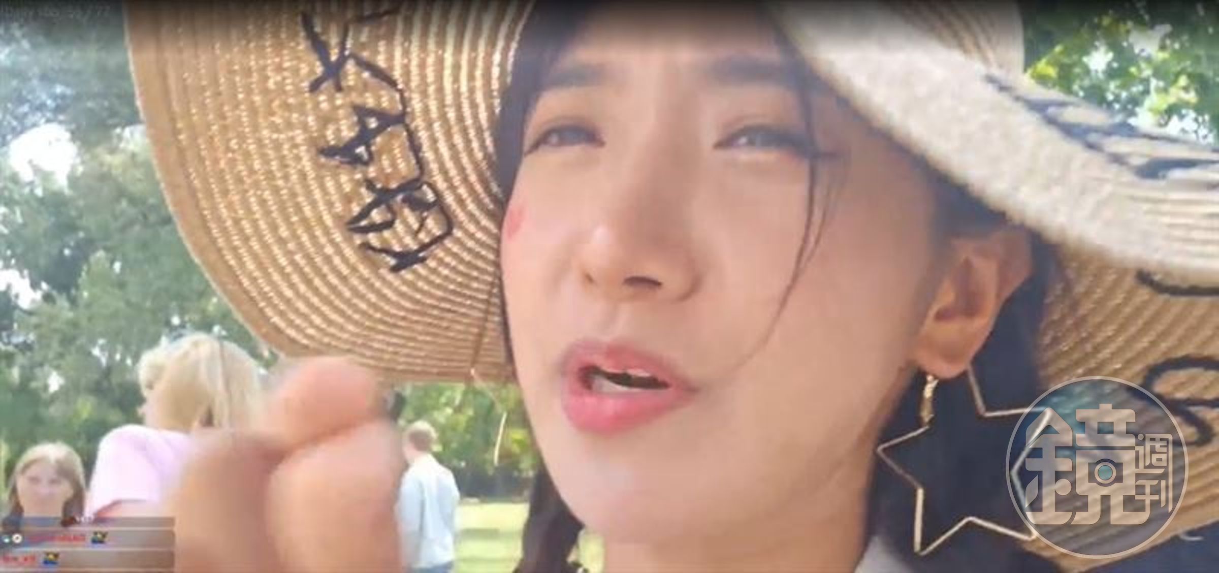 企鵝妹來台直播大成功,漲粉也荷包滿滿。(翻攝自企鵝妹直播)