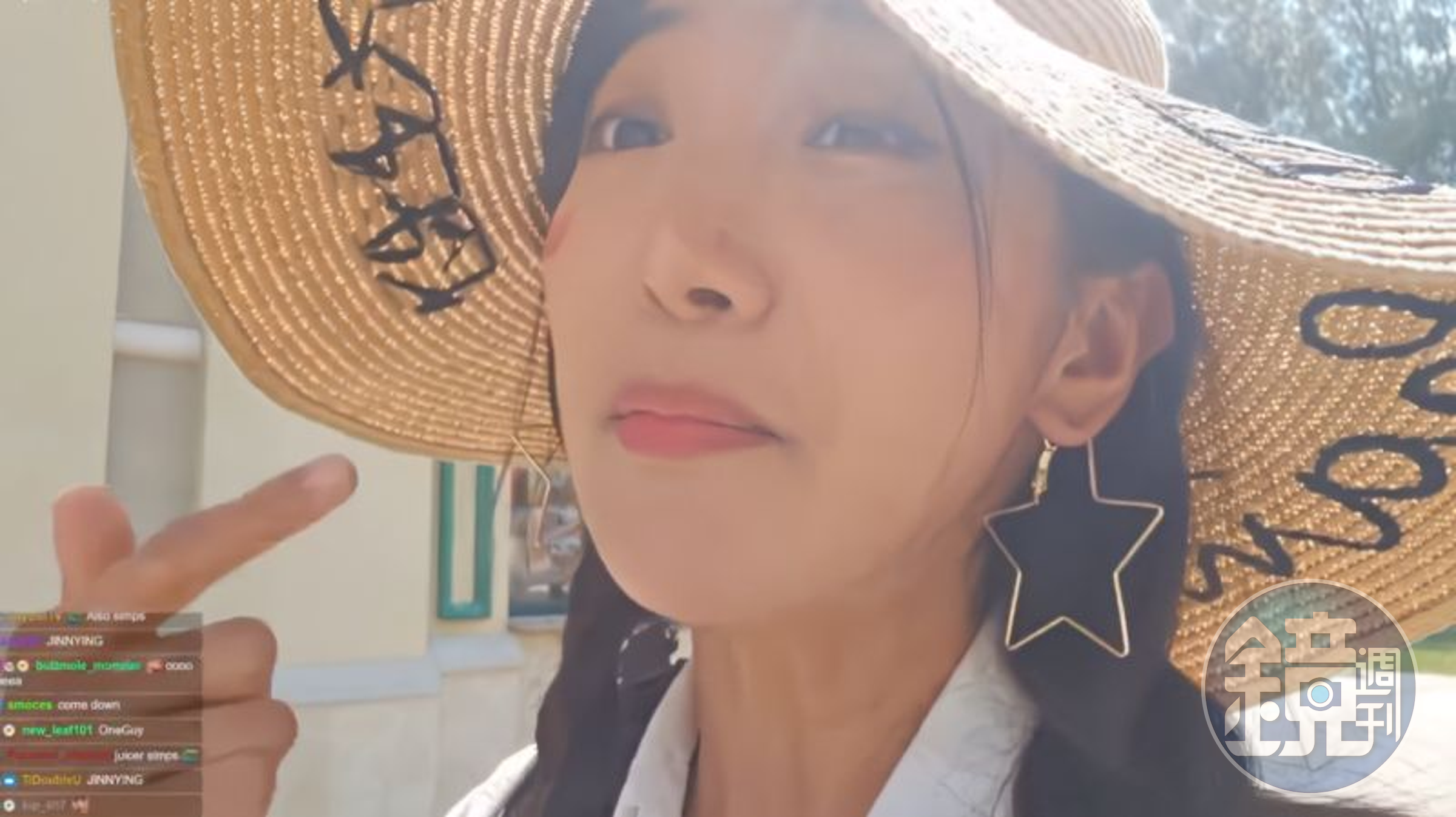 企鵝妹被酸民惹怒,直接封鎖。(翻攝自企鵝妹直播)